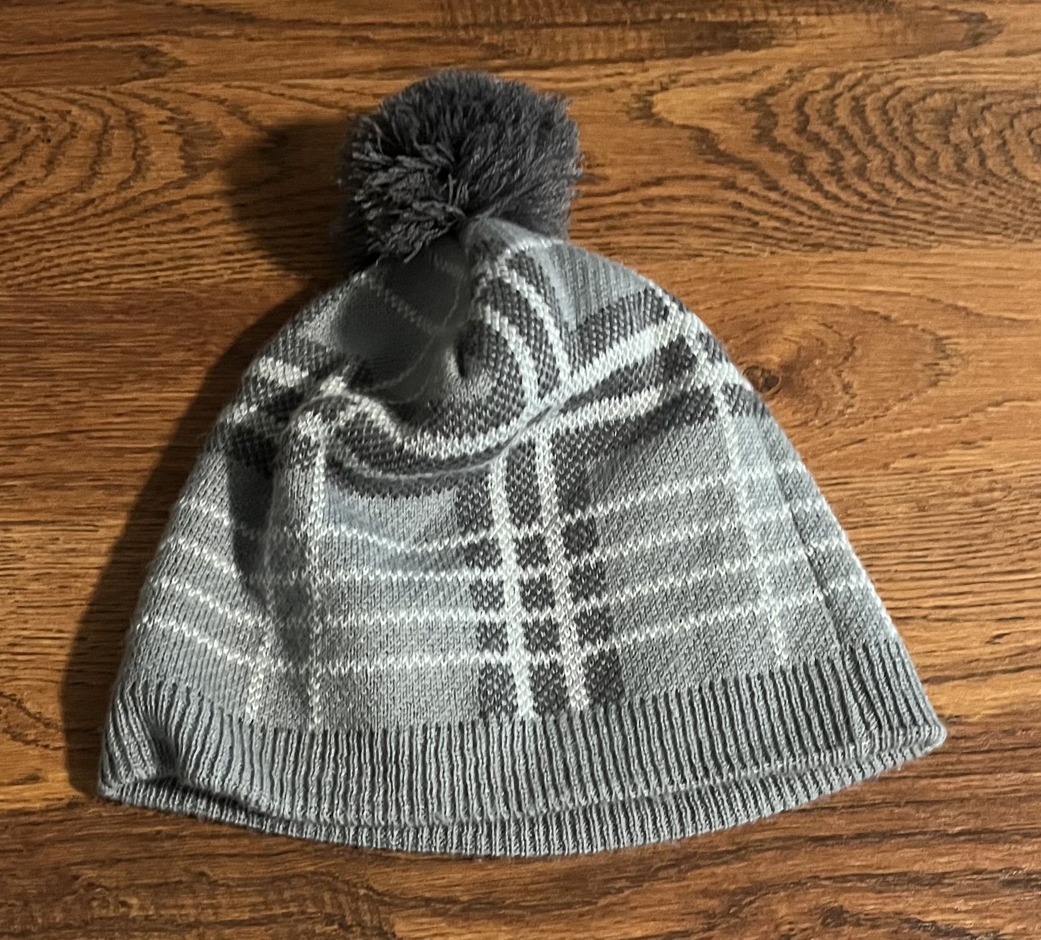 NFL New York Giants NFL Knit Beanie Hat Plaid Pom Pom Winter Cap Size ONE SIZE - 2 Thumbnail