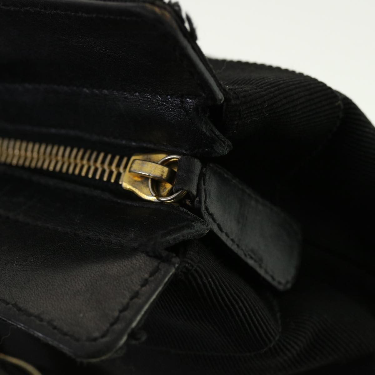 Salvatore Ferragamo Salvatore Ferragamo Hand Bag Nylon Black Au-21-5251 Size ONE SIZE - 10 Thumbnail