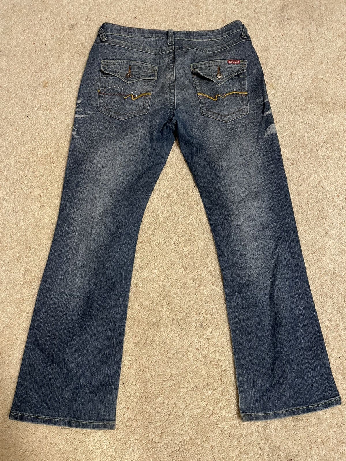 Vintage Vintage beauty rose straight leg low rise jeans Size 34" / US 12 / IT 48 - 2 Thumbnail