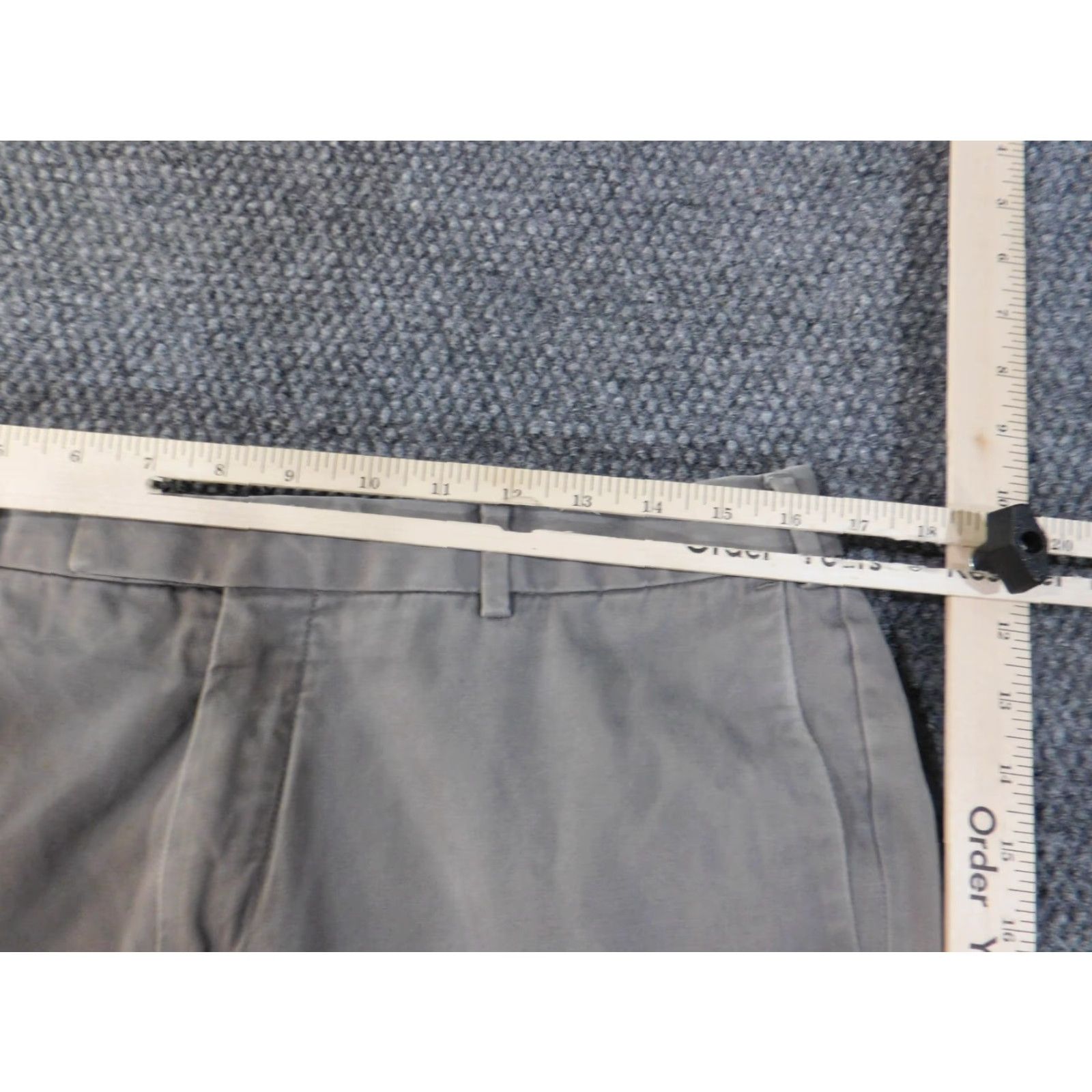 Polo Ralph Lauren Polo Ralph Lauren Pants Mens 34x34 Gray Straight Chino Classic Regular 32 Inseam Logo Front Flat Front Knit Cotton Slant Size US S / EU 44-46 / 1 - 3 Thumbnail