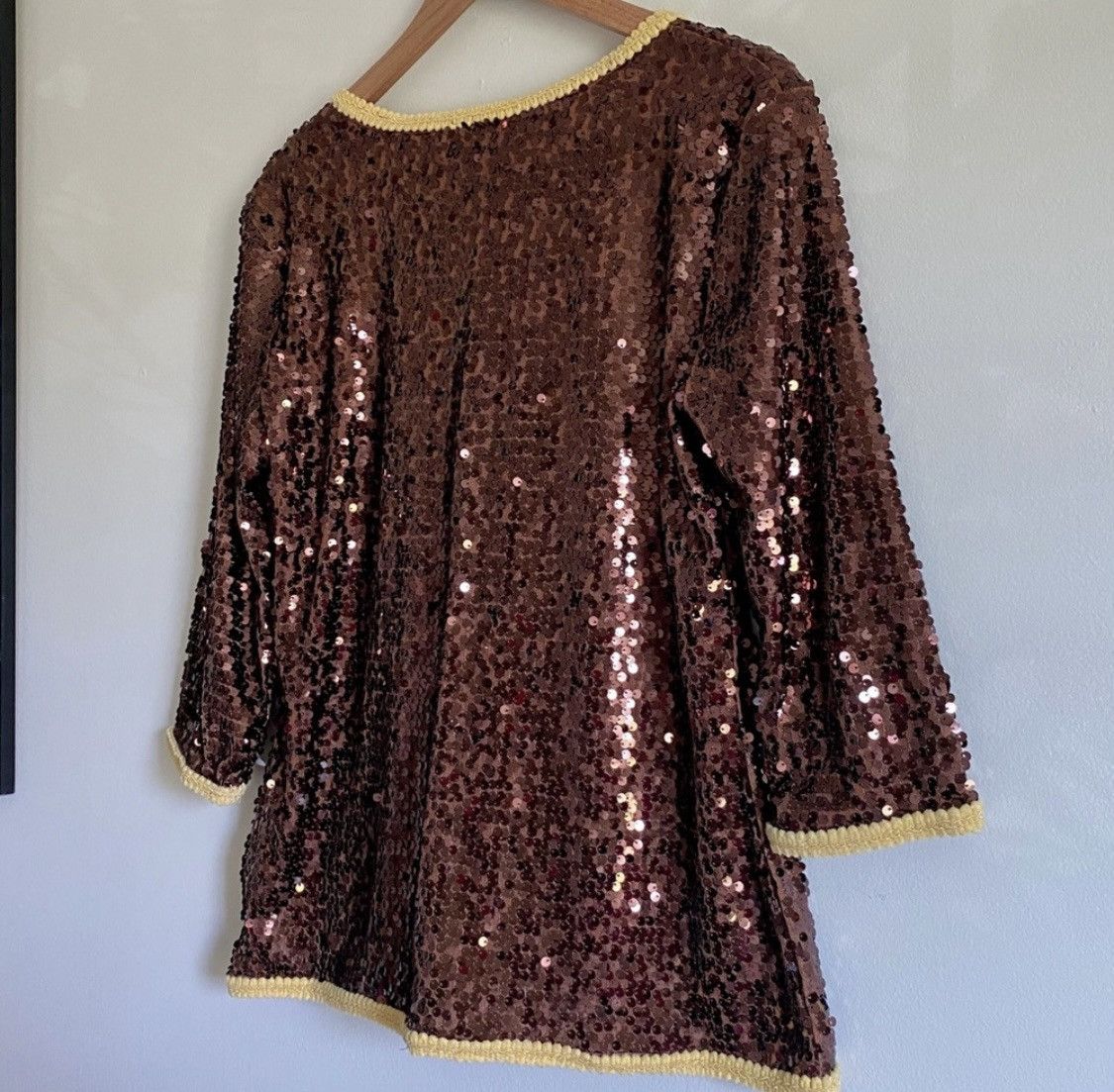 Other IMAN SEQUIN EMBELLISHED CARDIGAN JACKET Size L / US 10 / IT 46 - 9 Thumbnail