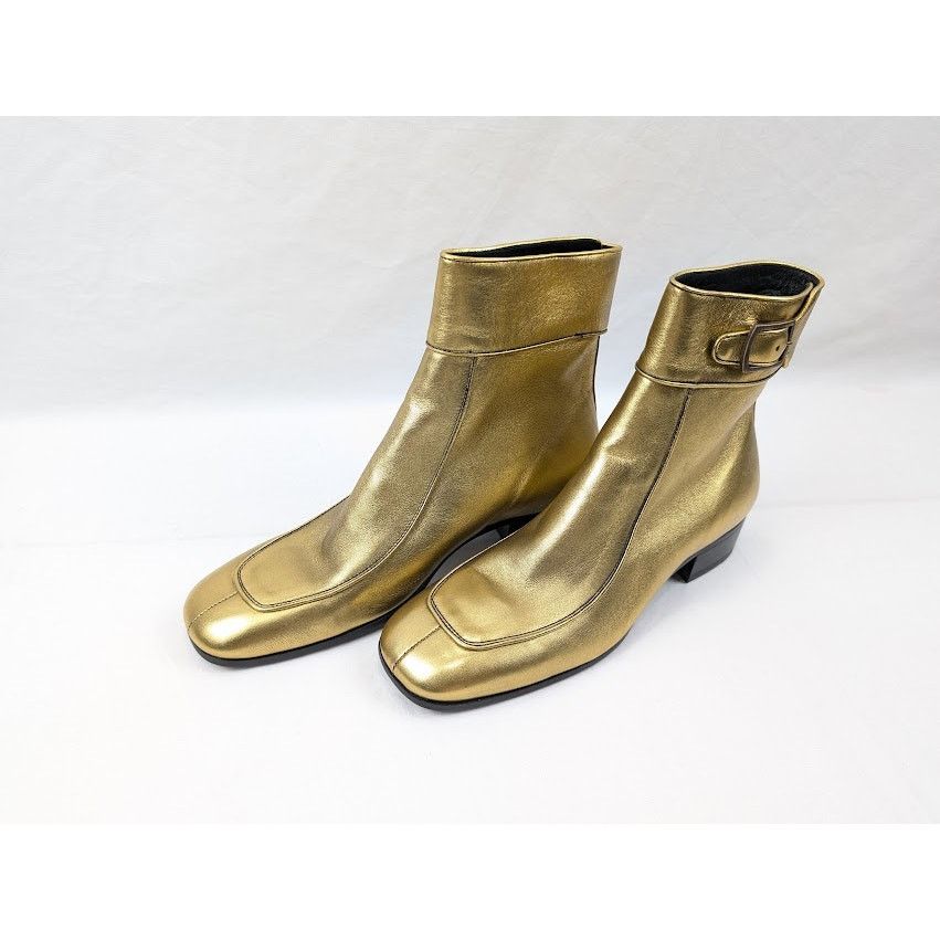 Saint Laurent Paris o1rshd1 Miles Boots in Gold Size US 9 / EU 42 - 17 Thumbnail