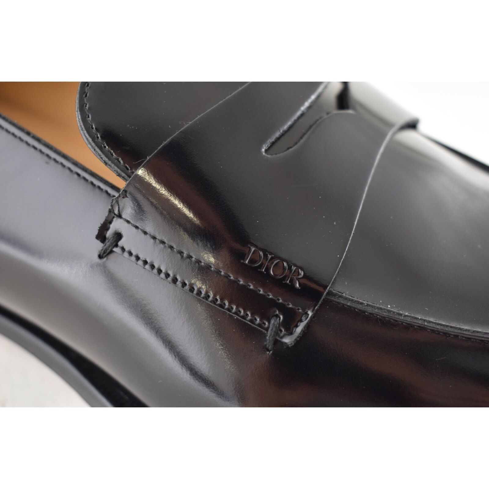 Dior Dior Loafer Calfskin Leather Flat Slip On Dress Shoes 45 12 Size US 12 / EU 45 - 6 Thumbnail