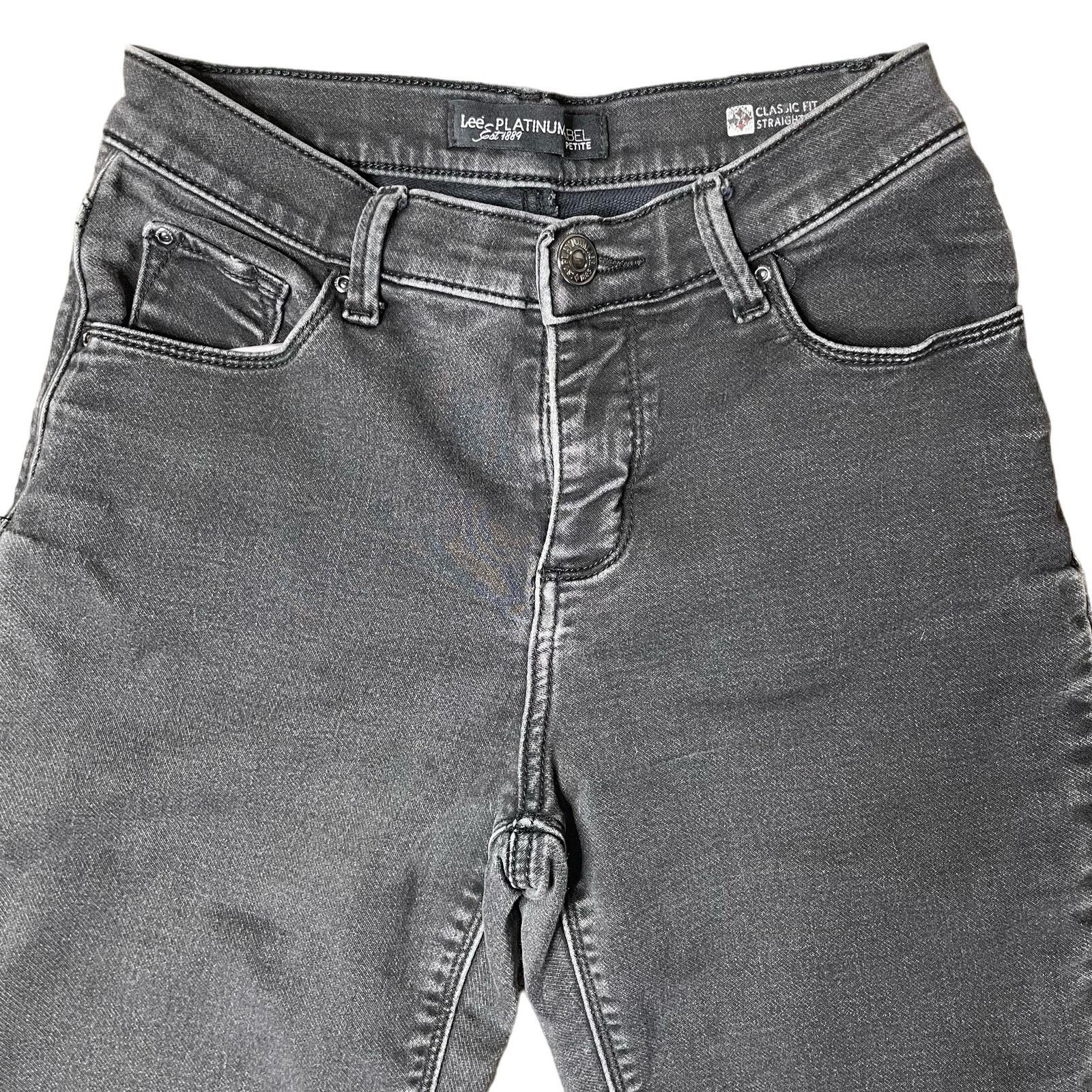 Lee Lee Platinum Straight Jeans Size 27" / US 4 / IT 40 - 4 Thumbnail