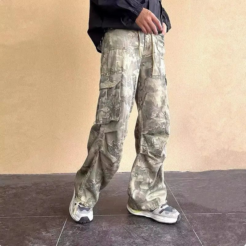Japanese Brand Streetwear y2k Baggy Cargo Camouflage Pants Size US 32 / EU 48 - 4 Thumbnail