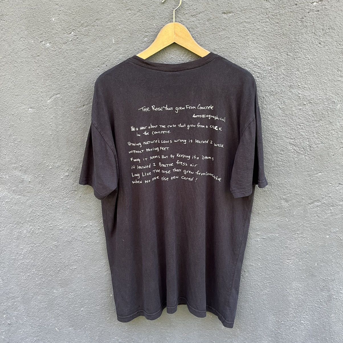 Rap Tees Thrashed Faded Tupac Rap Tee Size US XL / EU 56 / 4 - 3 Thumbnail