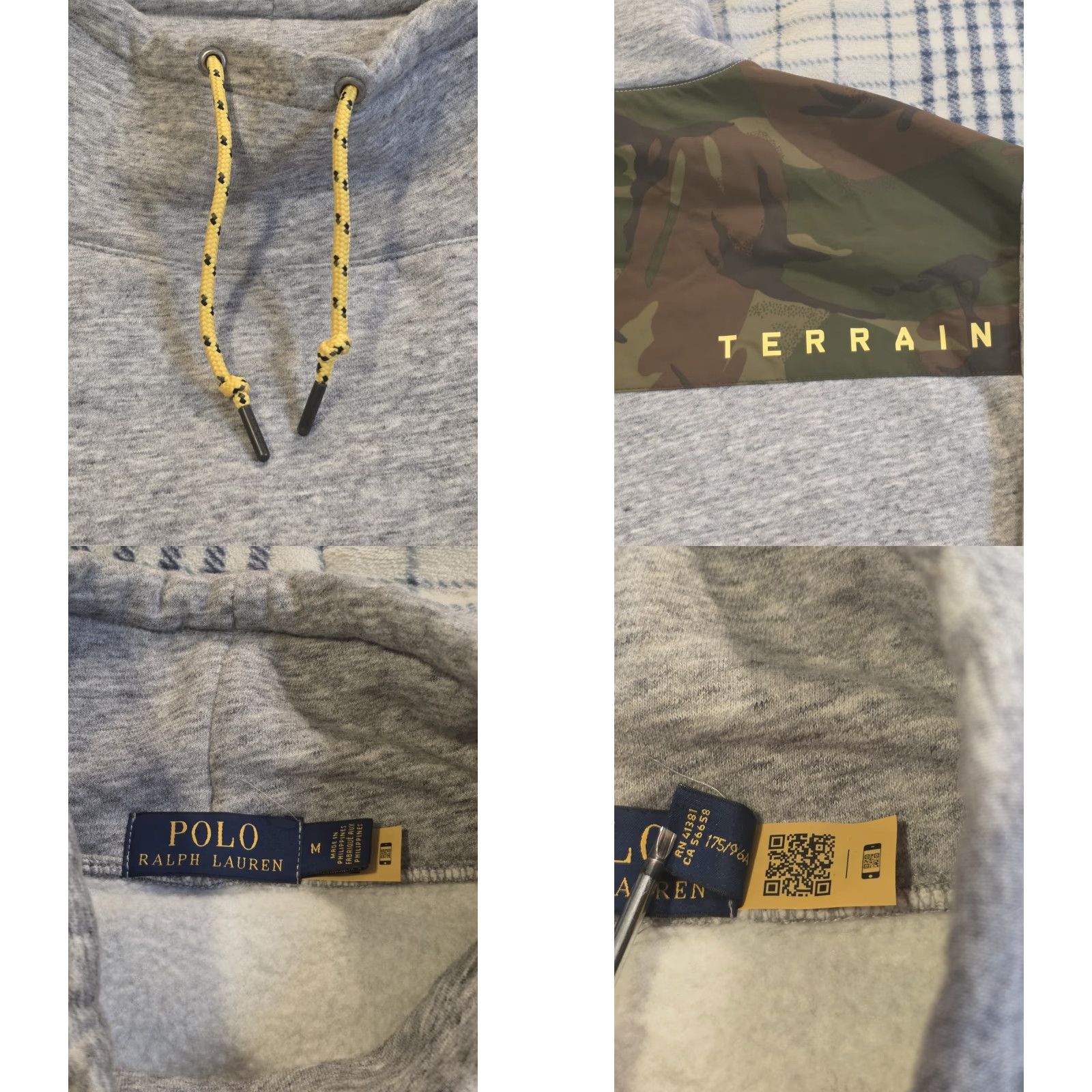 Polo Ralph Lauren Polo Ralph Lauren Transalaskan Expedition Pullover Grey Camo Terrain Mock Medium Sweatshirt Long Sleeve Camouflage Pockets Mens Size US M / EU 48-50 / 2 - 8 Thumbnail