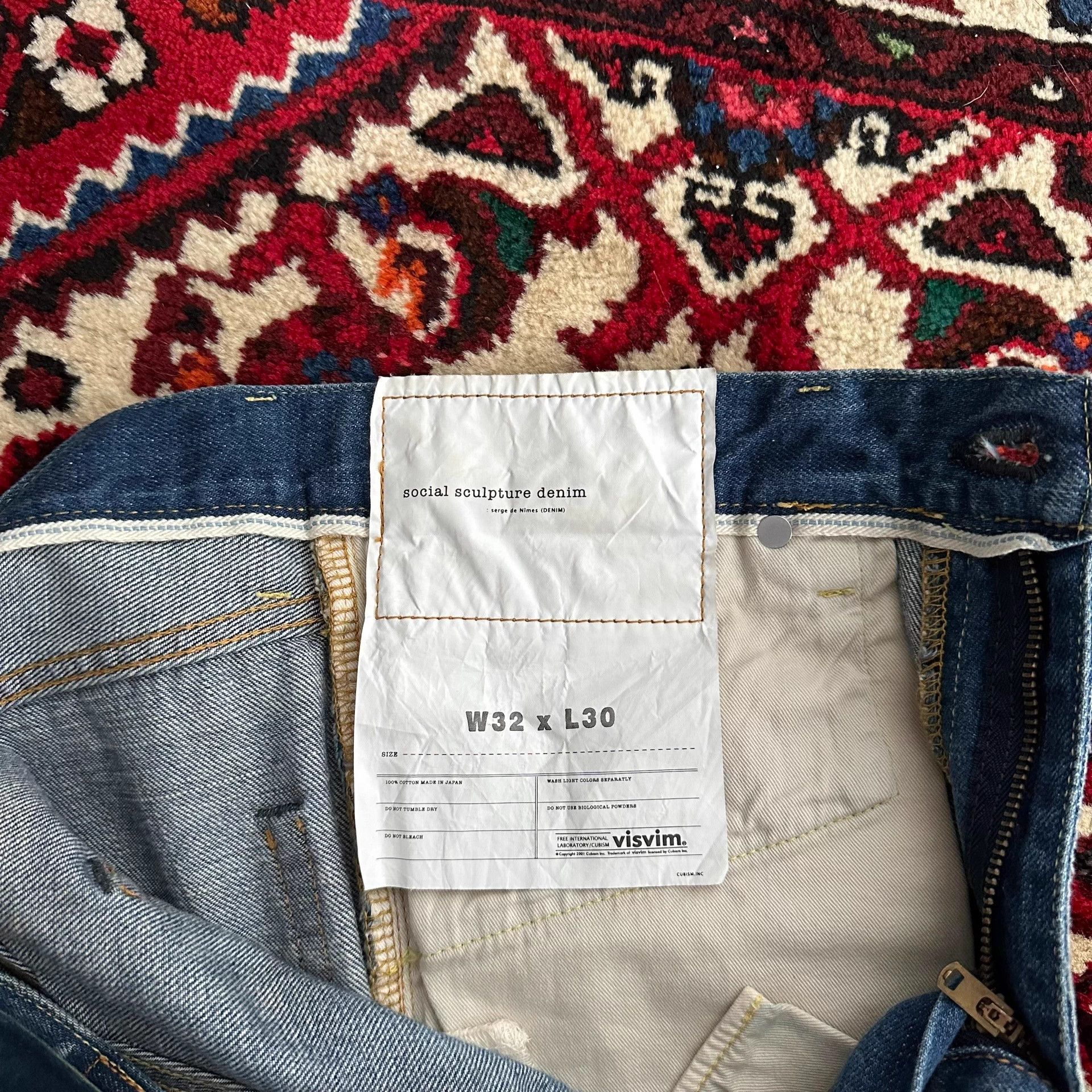 Visvim visvim 13aw 04d5 jeans w32l30 peak wash Size US 28 / EU 44 - 6 Thumbnail