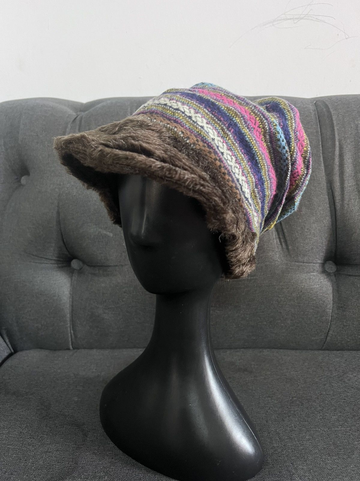Japanese Brand CA4LA Navajo beanie hat Size ONE SIZE - 1 Thumbnail