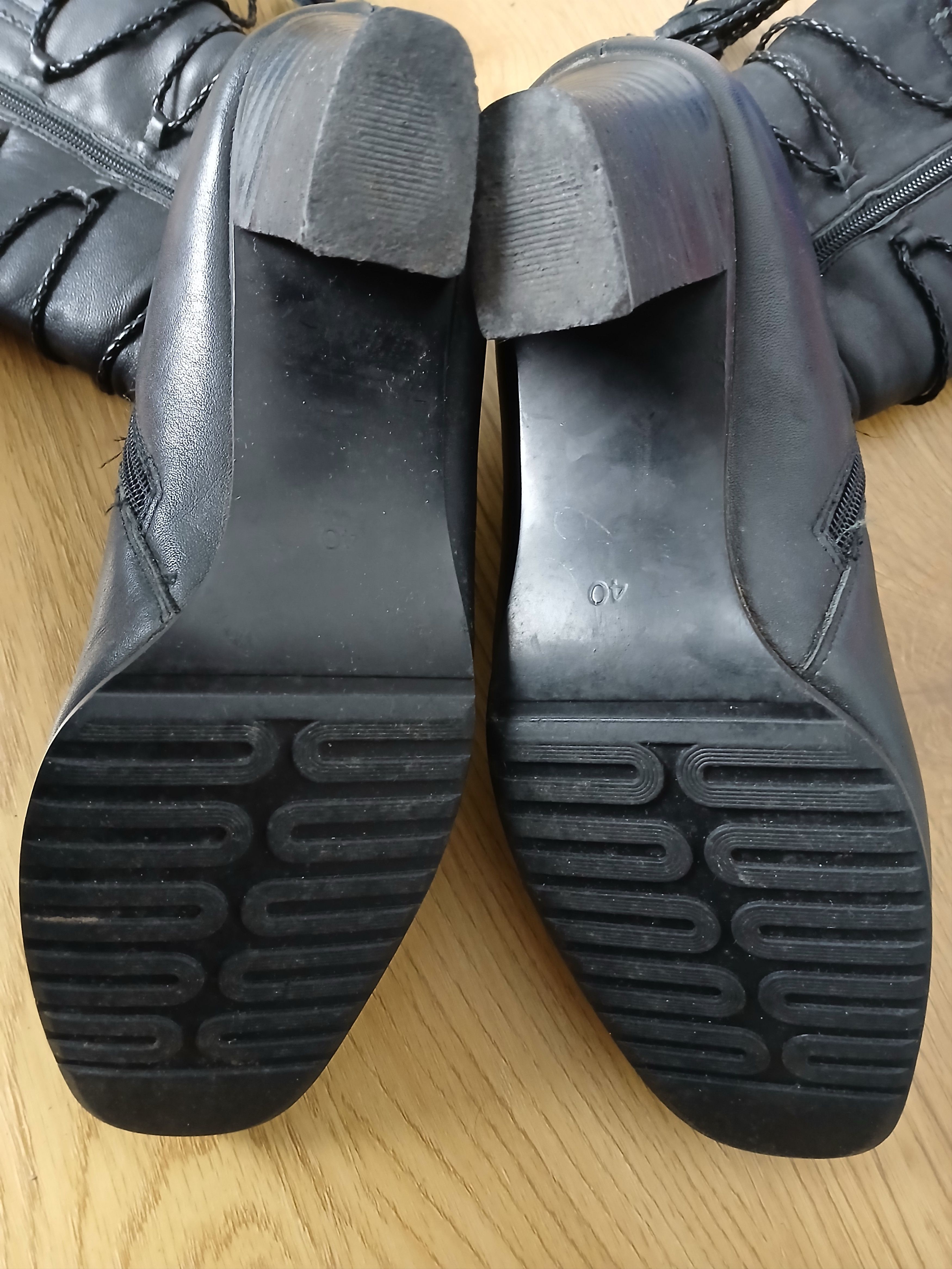 Leather × Vintage Vintage Leather Boots Size US 10 / IT 40 - 5 Thumbnail