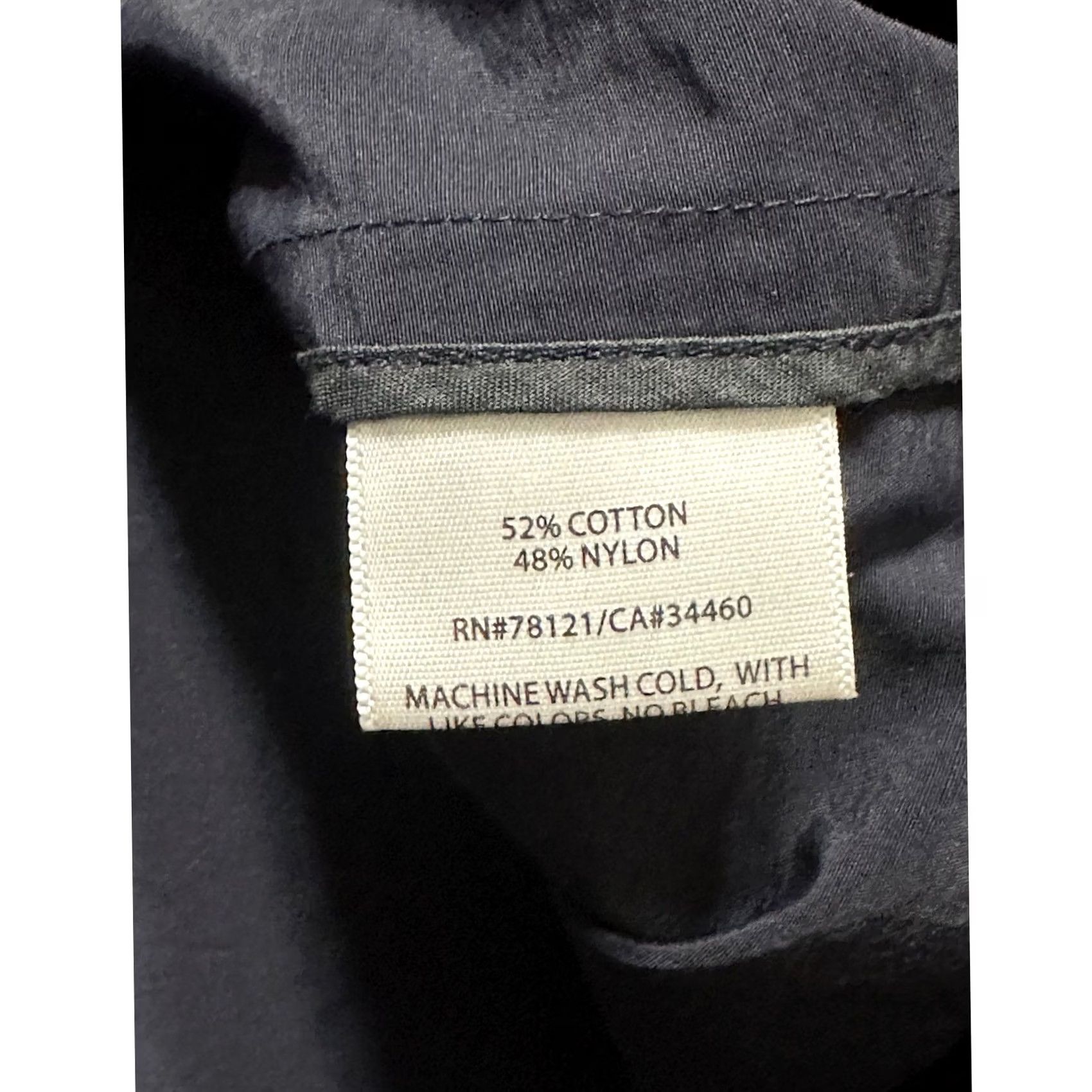 Eileen Fisher Eileen Fisher Women's Light Cotton Nylon Hooded Rain Jacket Blue M Jacket Size M / US 6-8 / IT 42-44 - 6 Thumbnail