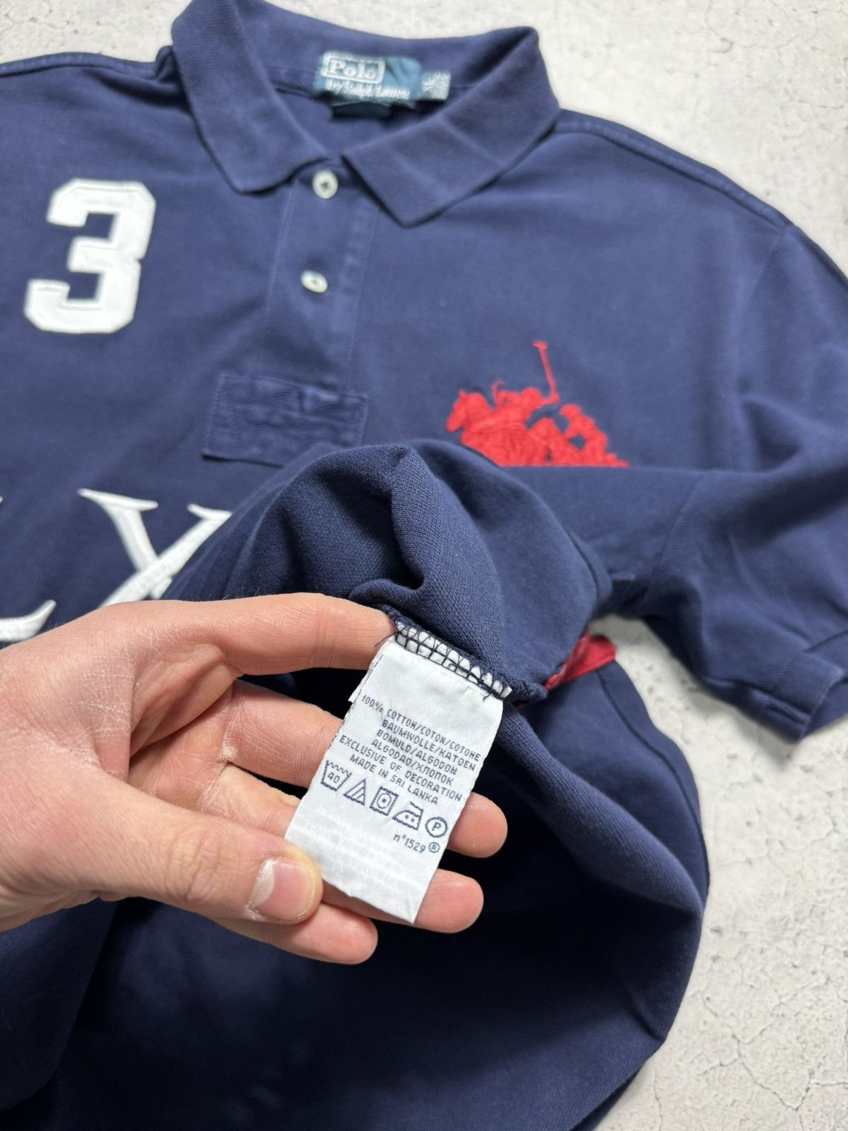 Polo Ralph Lauren Polo Ralph Lauren LXVII #3 Big Pony Vintage Polo Shirt XL Size US XL / EU 56 / 4 - 6 Thumbnail