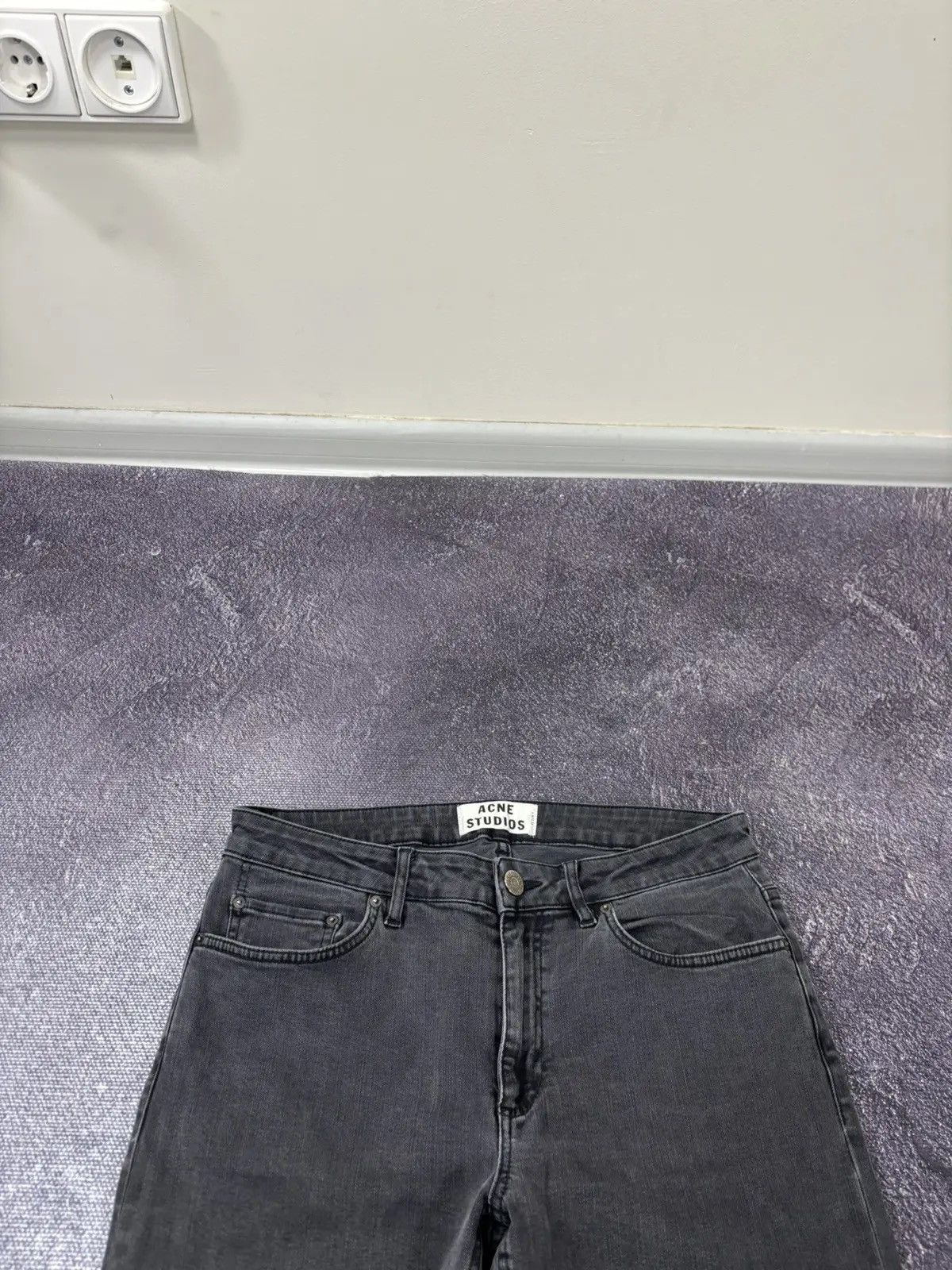 Acne Studios Acne Studios Skin 5 Used Black Women’s Luxury Denim Jeans Size 30" / US 8 / IT 44 - 5 Thumbnail
