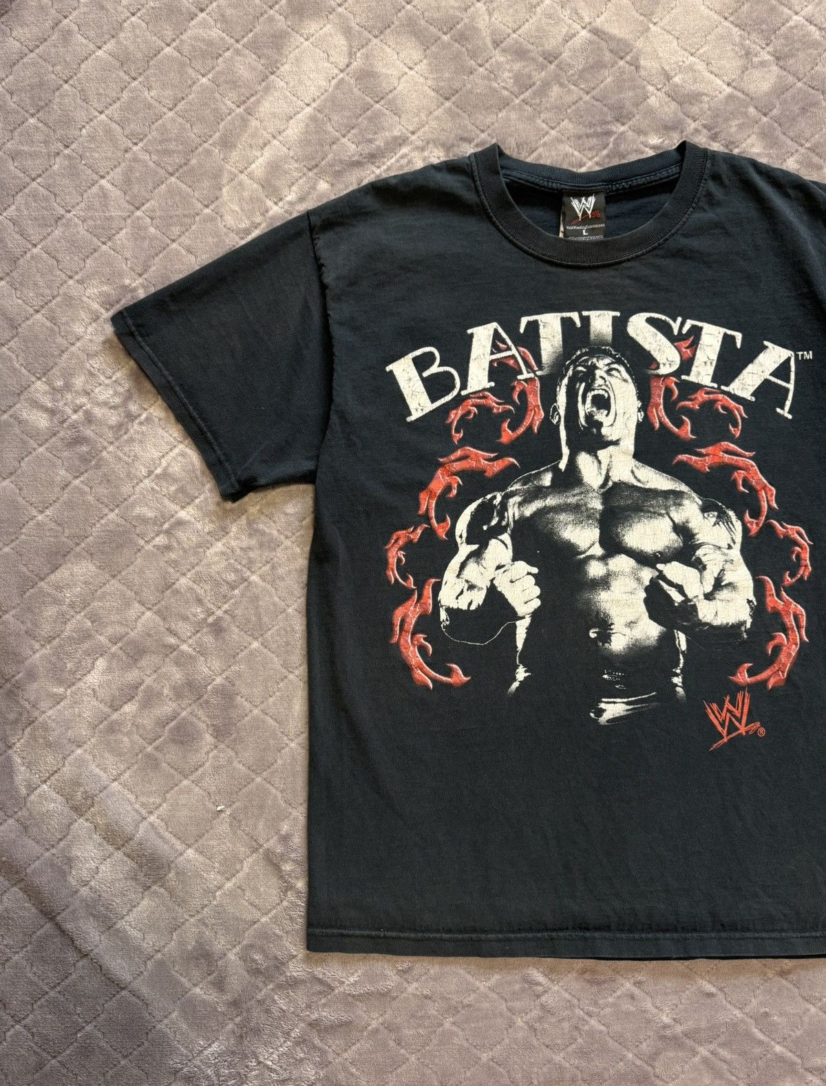 Vintage × WWE Vintage 2007 WWE Batista Graphic Tee Shirt Size US L / EU 52-54 / 3 - 2 Thumbnail