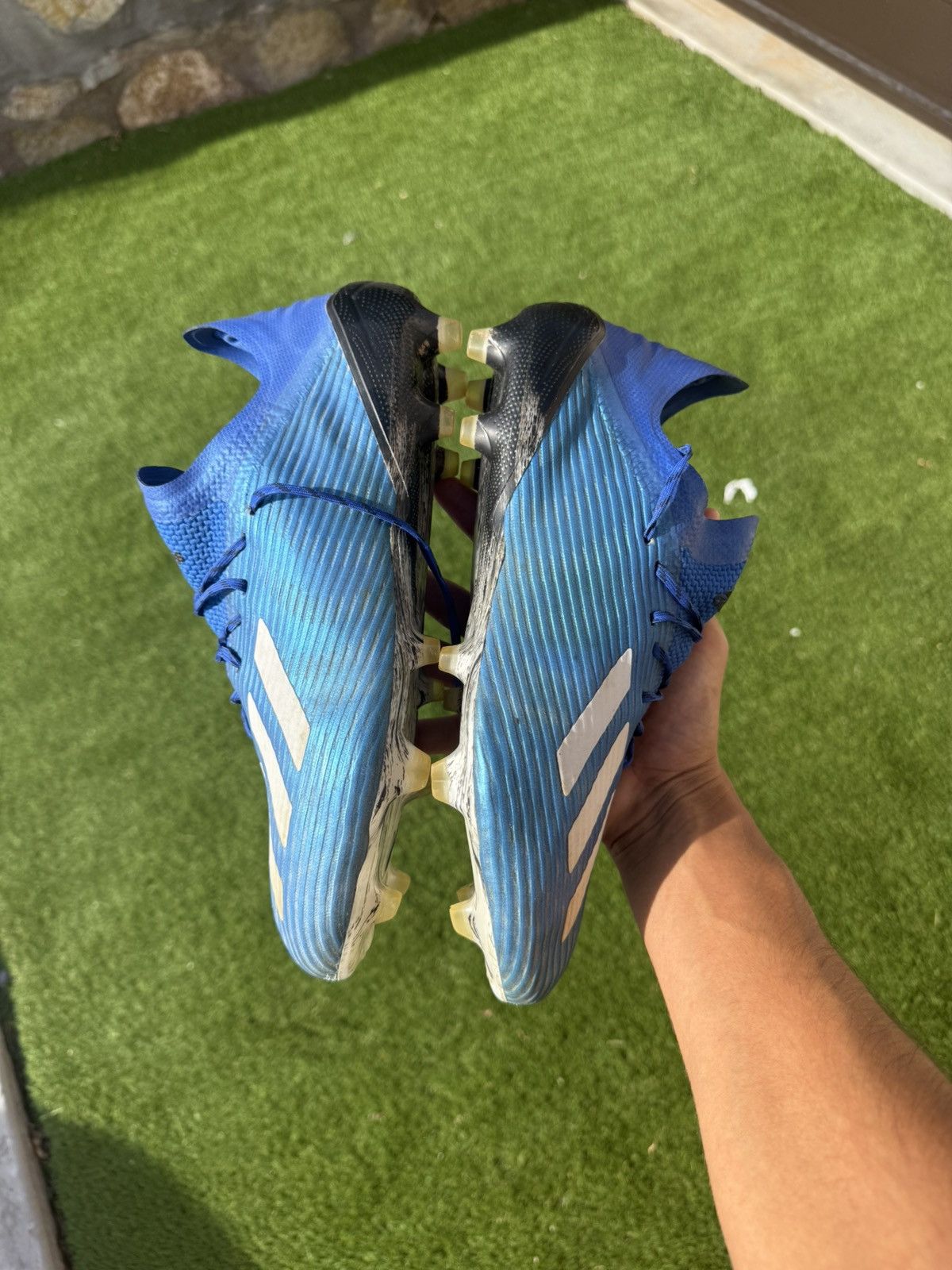 Adidas Blue Adidas X 19.1 soccer cleats Size US 10.5 / EU 43-44 - 11 Thumbnail