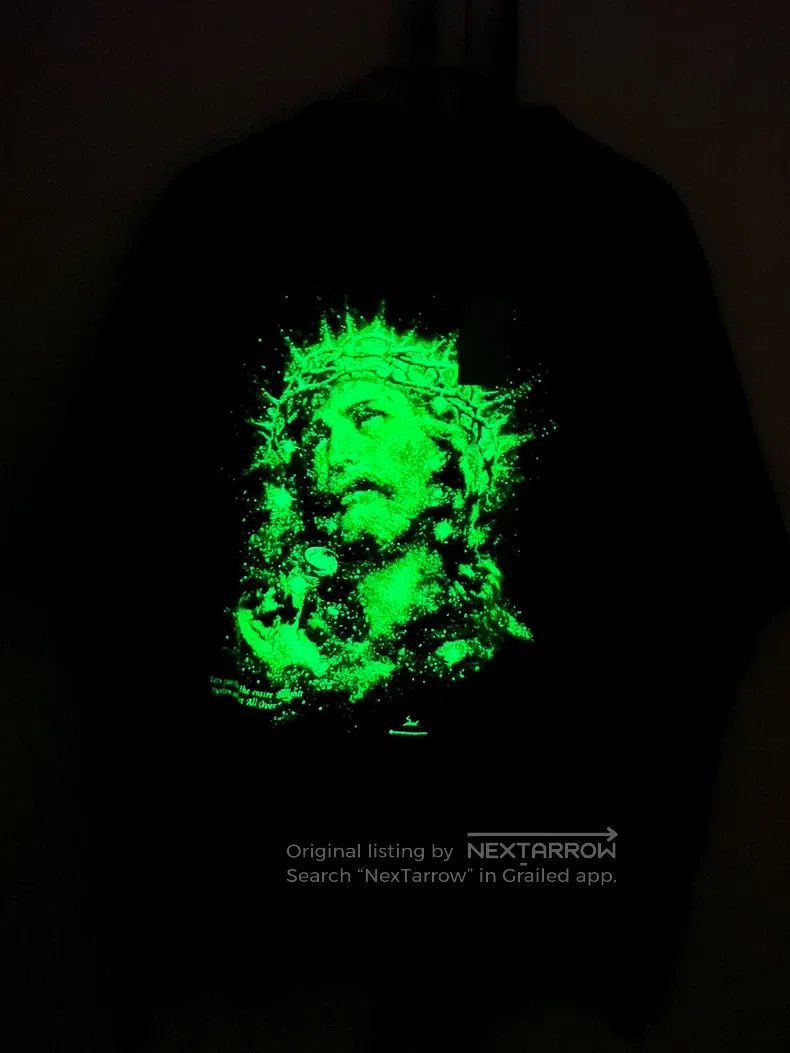 Saint Michael Saint Michael Luminous Jesus Sulphur Dyeing Washing Water Size US XL / EU 56 / 4 - 8 Thumbnail