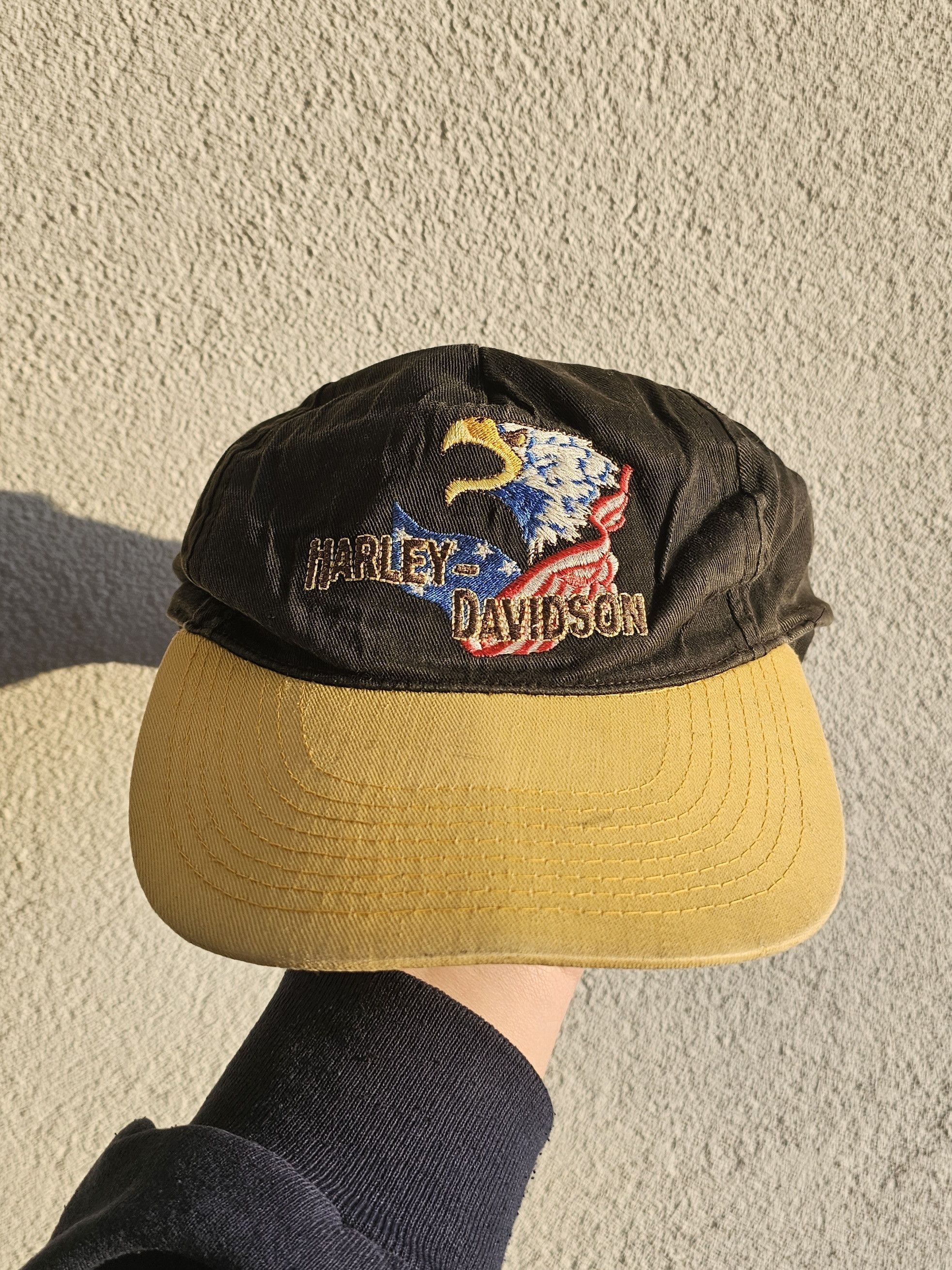 Harley Davidson Harley Davidson Vintage Distressed Hat Size ONE SIZE - 1 Thumbnail