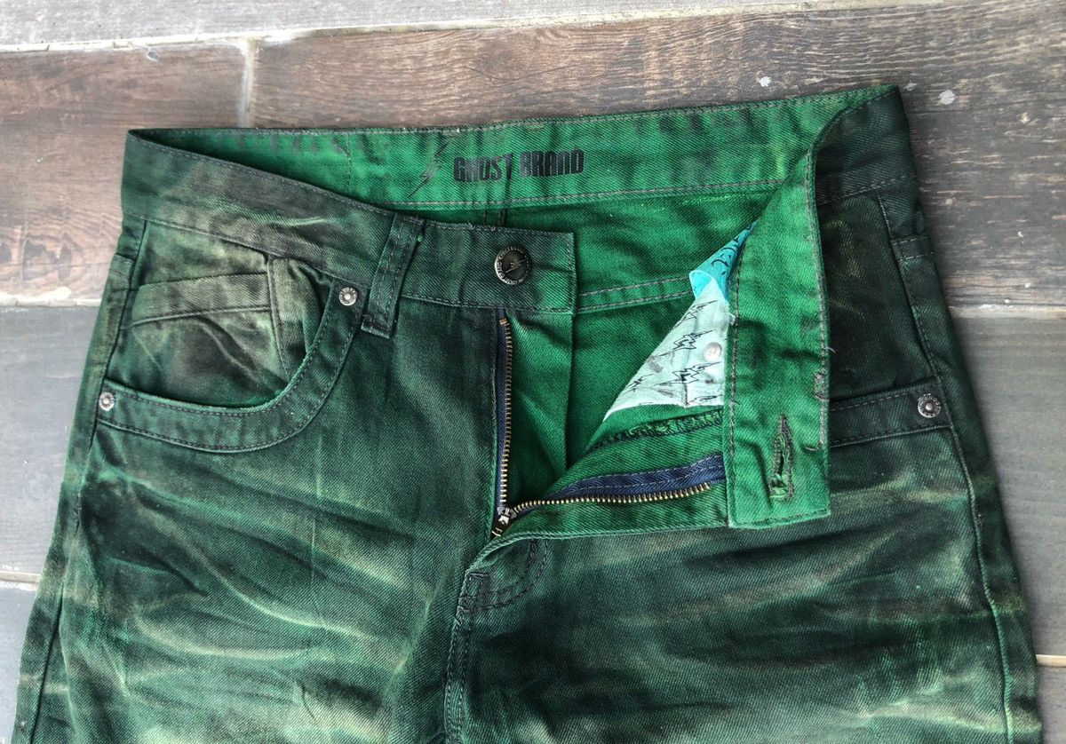 Beauty Beast 🔥Ghost Brand Dark Green Jeans 🔥 Size US 30 / EU 46 - 10 Thumbnail