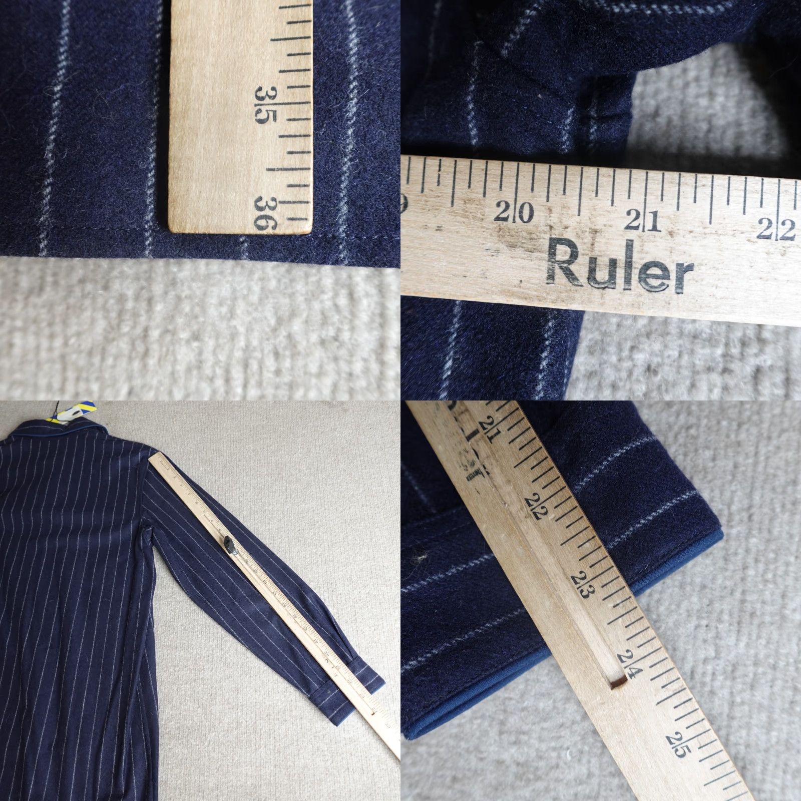 Sleepy Jones Sleepy Jones Shirt Large Blue Popover 100% Wool Elsa Tunic NEW Size L / US 10 / IT 46 - 8 Thumbnail