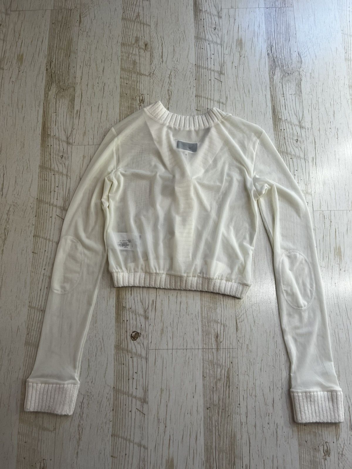 Maison Margiela MM6 Maison Margiela Mesh Cardigan Ivory Size M New Size M / US 6-8 / IT 42-44 - 8 Thumbnail
