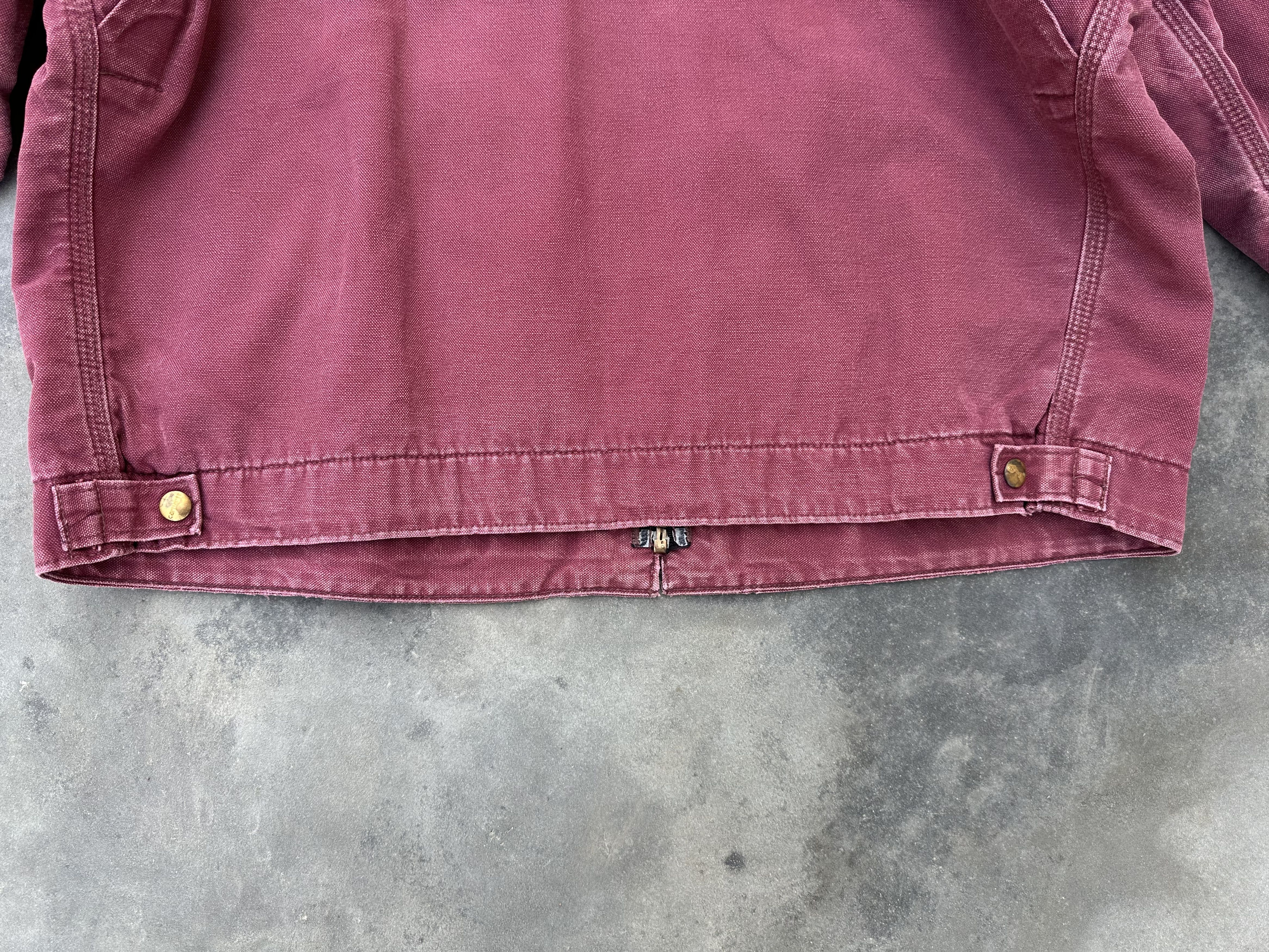 Carhartt Vintage 1980s Carhartt Faded Redwood Detroit Jacket Size US XL / EU 56 / 4 - 8 Thumbnail