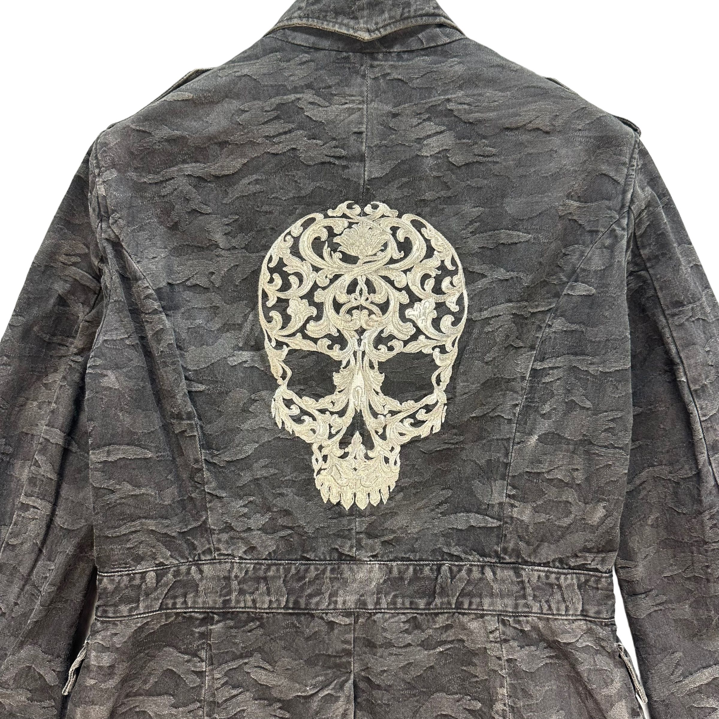 Obelisk OBELISK SKULLS ON BACK CHORE JACKET #7865-185 Size US M / EU 48-50 / 2 - 2 Thumbnail