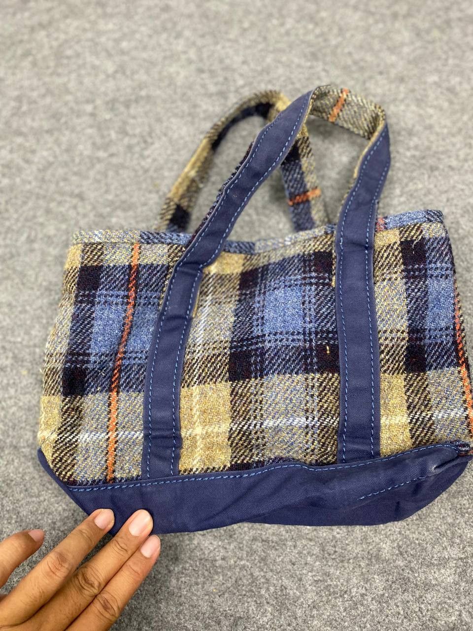 Harris Tweed harris tweed x rope wool tote bag nice design Size ONE SIZE - 6 Thumbnail