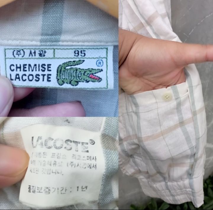 Lacoste × Vintage Lacoste crocodile casual work jacket Size US L / EU 52-54 / 3 - 5 Thumbnail
