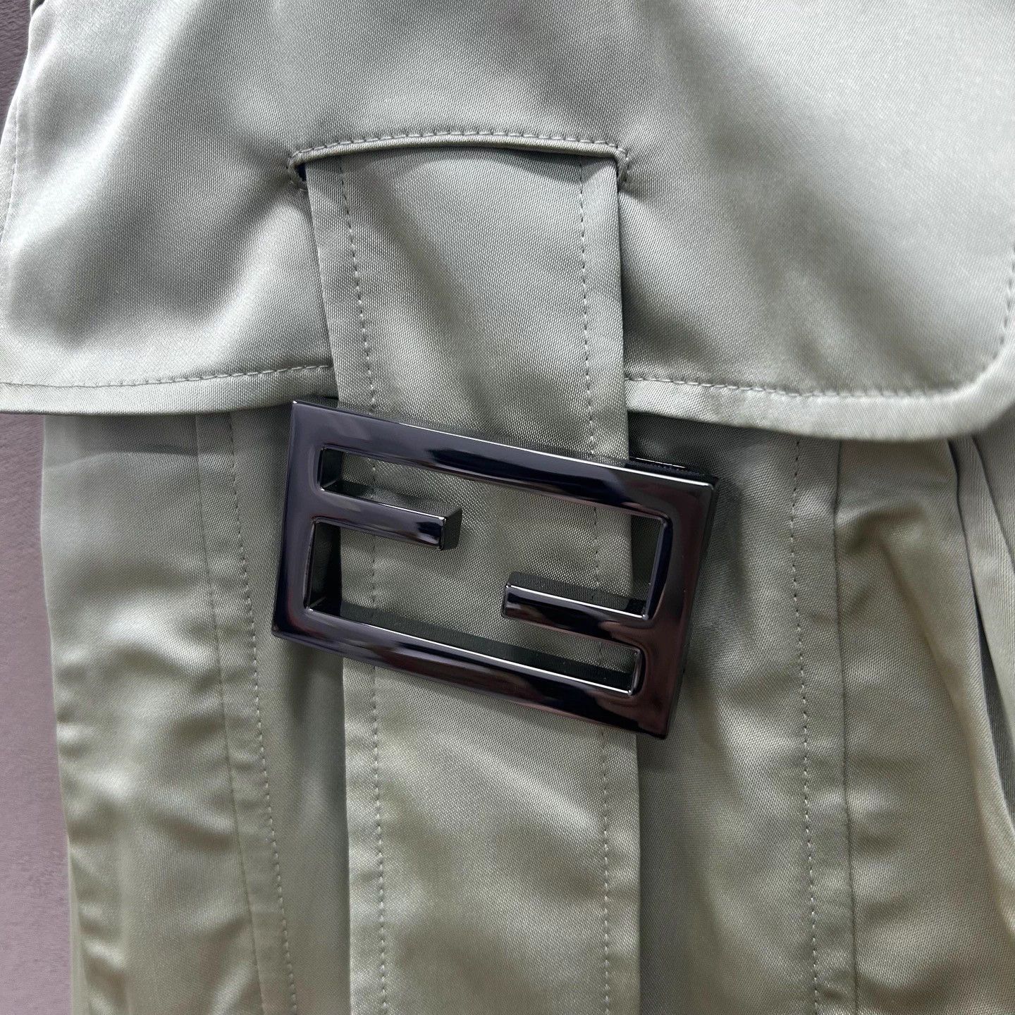 Fendi FENDI Pleated Light Green 36 Work Pants 99 New Size 25" / US 0 / IT 36 - 3 Thumbnail