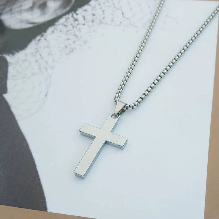 Vintage Stylish Cross Pendant Necklace Size ONE SIZE - 5 Thumbnail