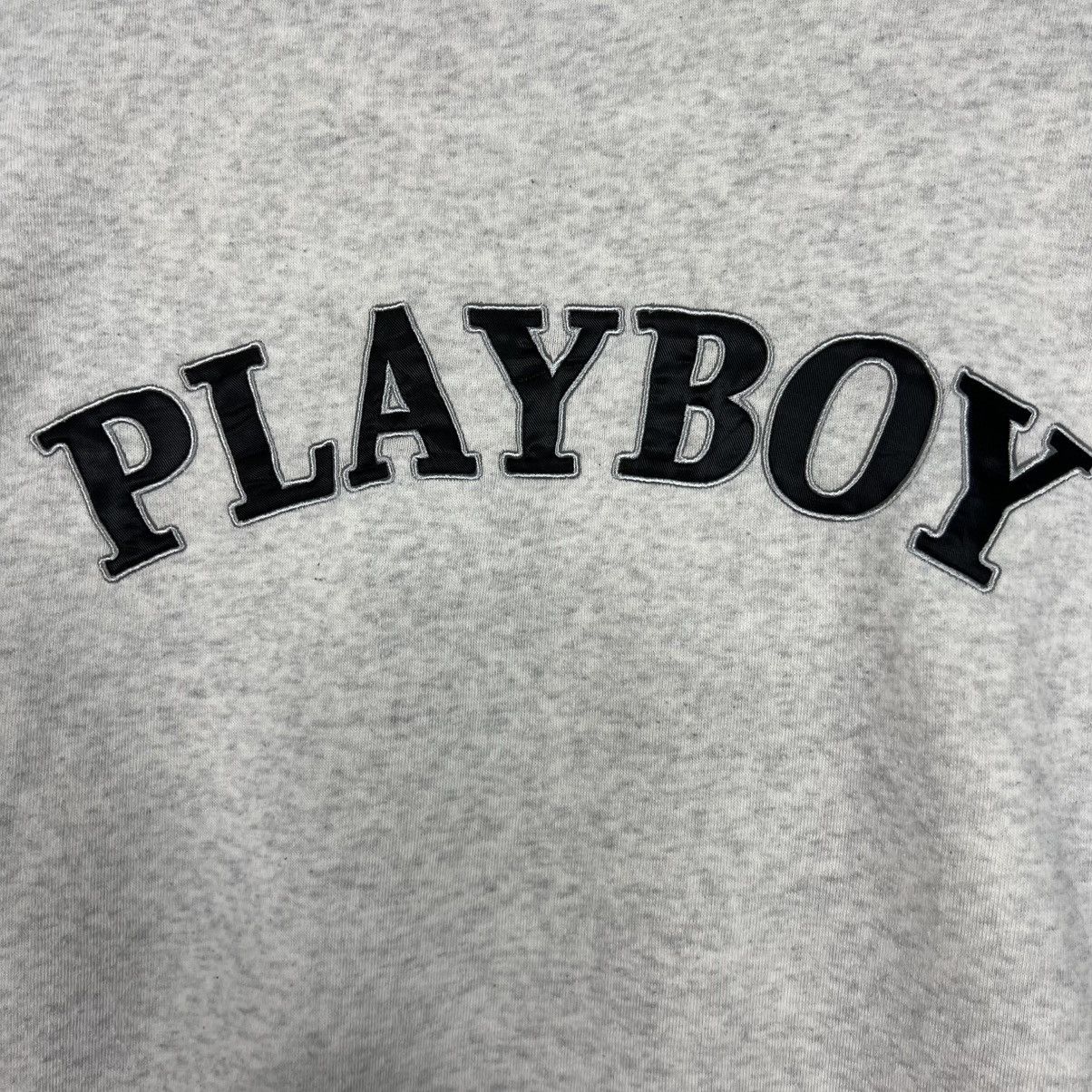 Playboy PLAYBOY Embroidered Big Logo Crewneck Sweatshirt #4247-C193 Size US L / EU 52-54 / 3 - 3 Thumbnail