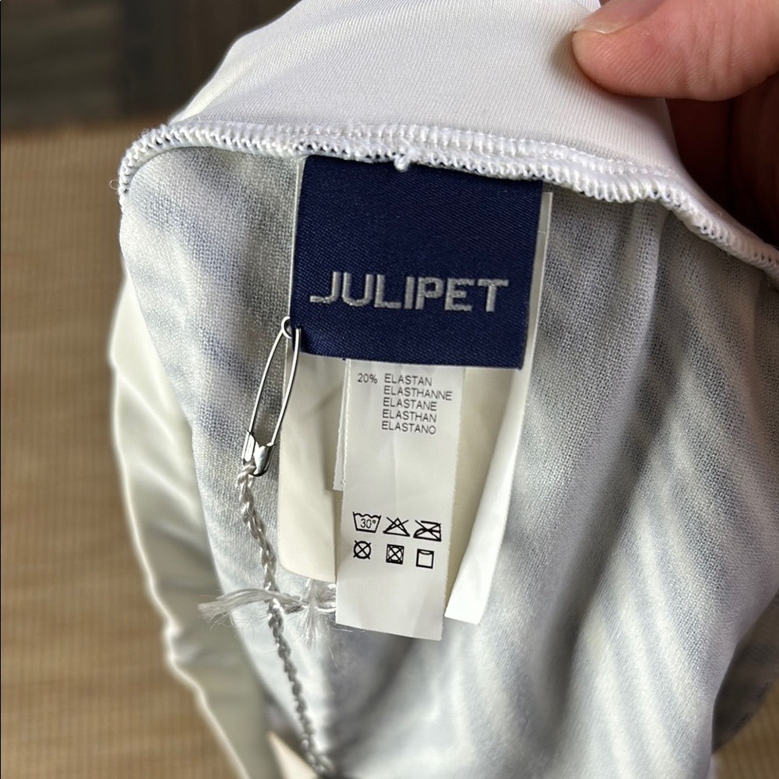 Other NWT Julipet Men's Black and White Swim Trunks Size L Size US 36 / EU 52 - 6 Thumbnail