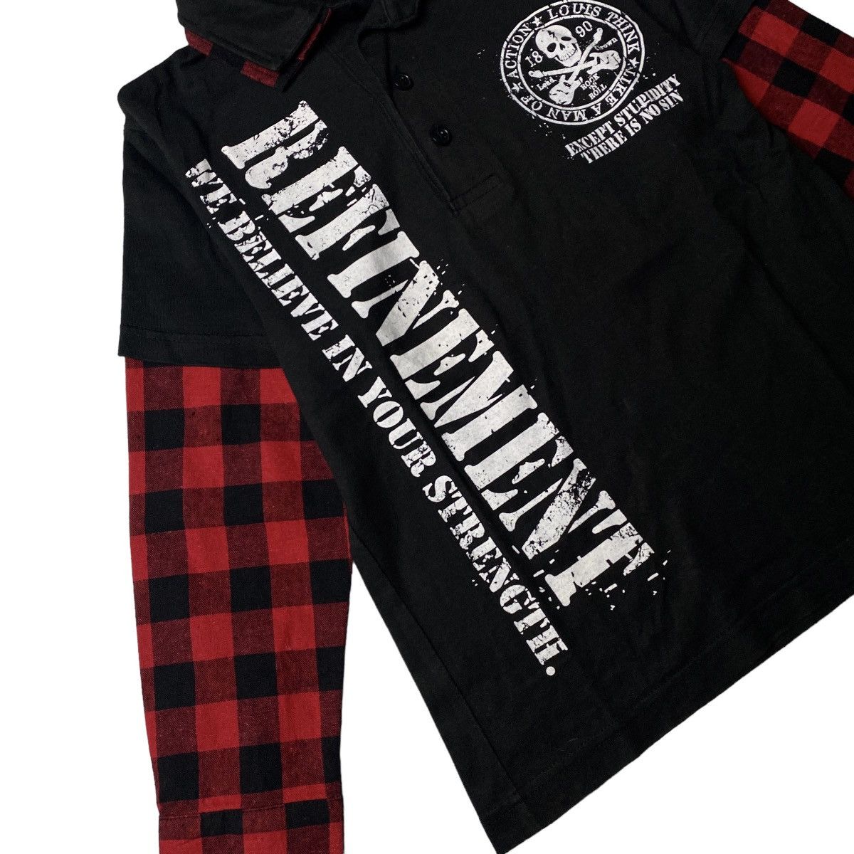 Hysteric Glamour 2000's Space Opera Studded Double Layer Longsleeve Size US XS / EU 42 / 0 - 5 Thumbnail