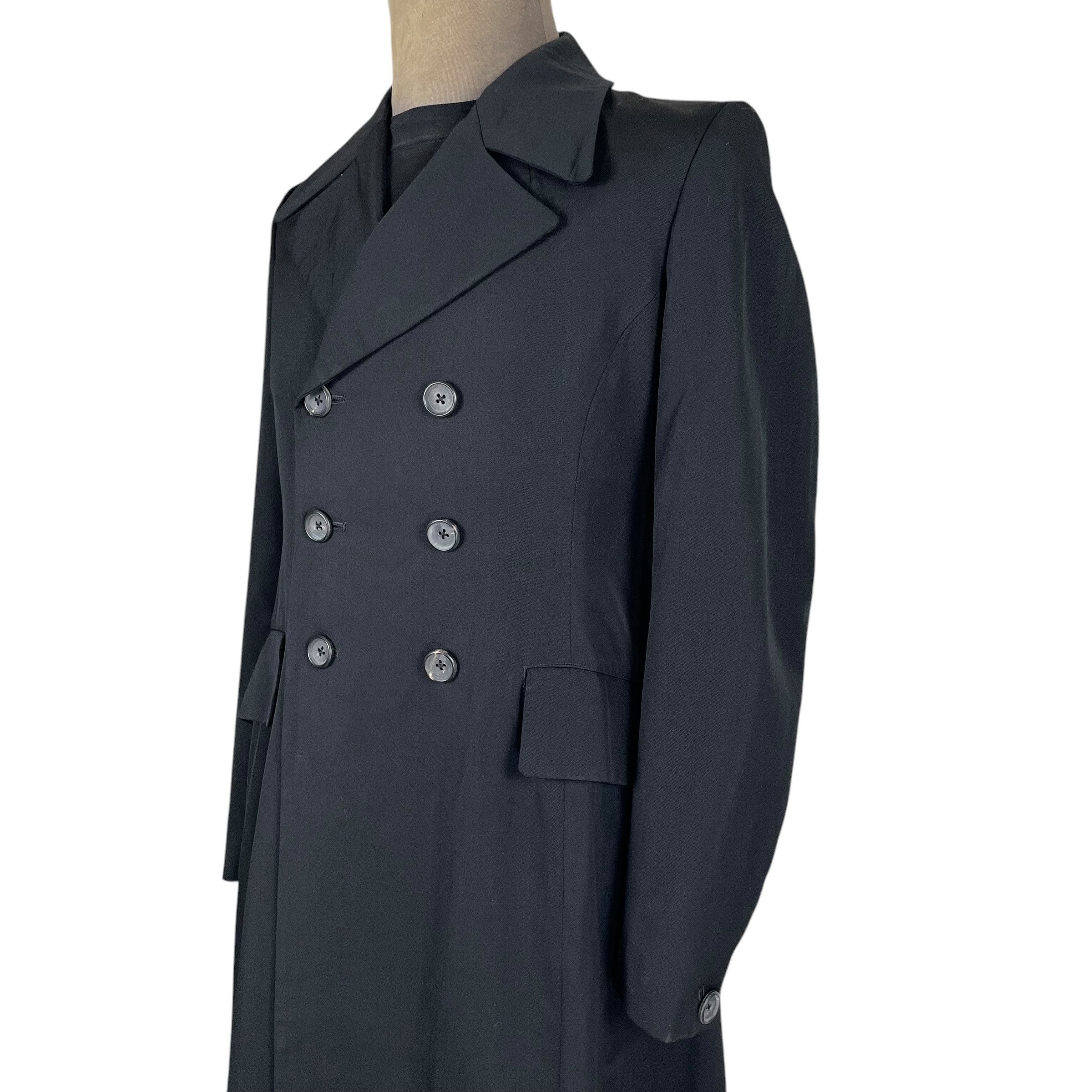 Yohji Yamamoto Yohji Yamamoto Pour Homme A/W 2011 Double Breasted Coat Size US S / EU 44-46 / 1 - 8 Thumbnail