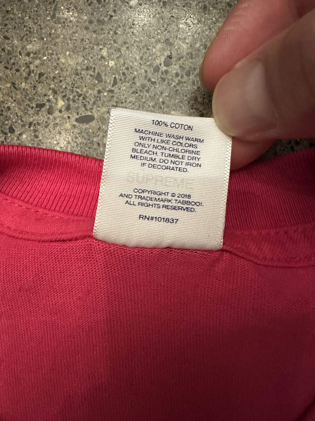 Supreme Supreme x the supremes tee pink Size US L / EU 52-54 / 3 - 4 Thumbnail
