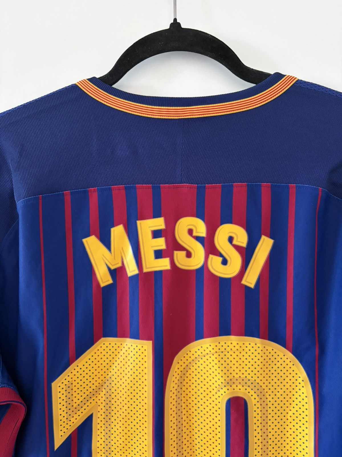 Barcelona nike 2017/2018 domowa Messi meczowa Aeroswift — zdjęcie 2