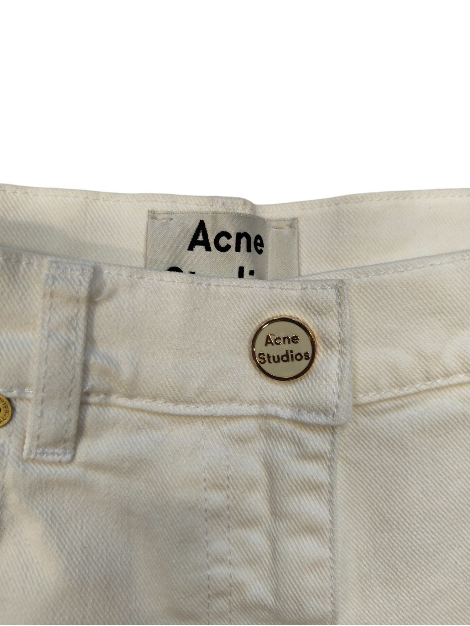 Acne Studios Straight Leg Jeans With Black Stripes On The Side Size 26" / US 2 / IT 38 - 3 Thumbnail
