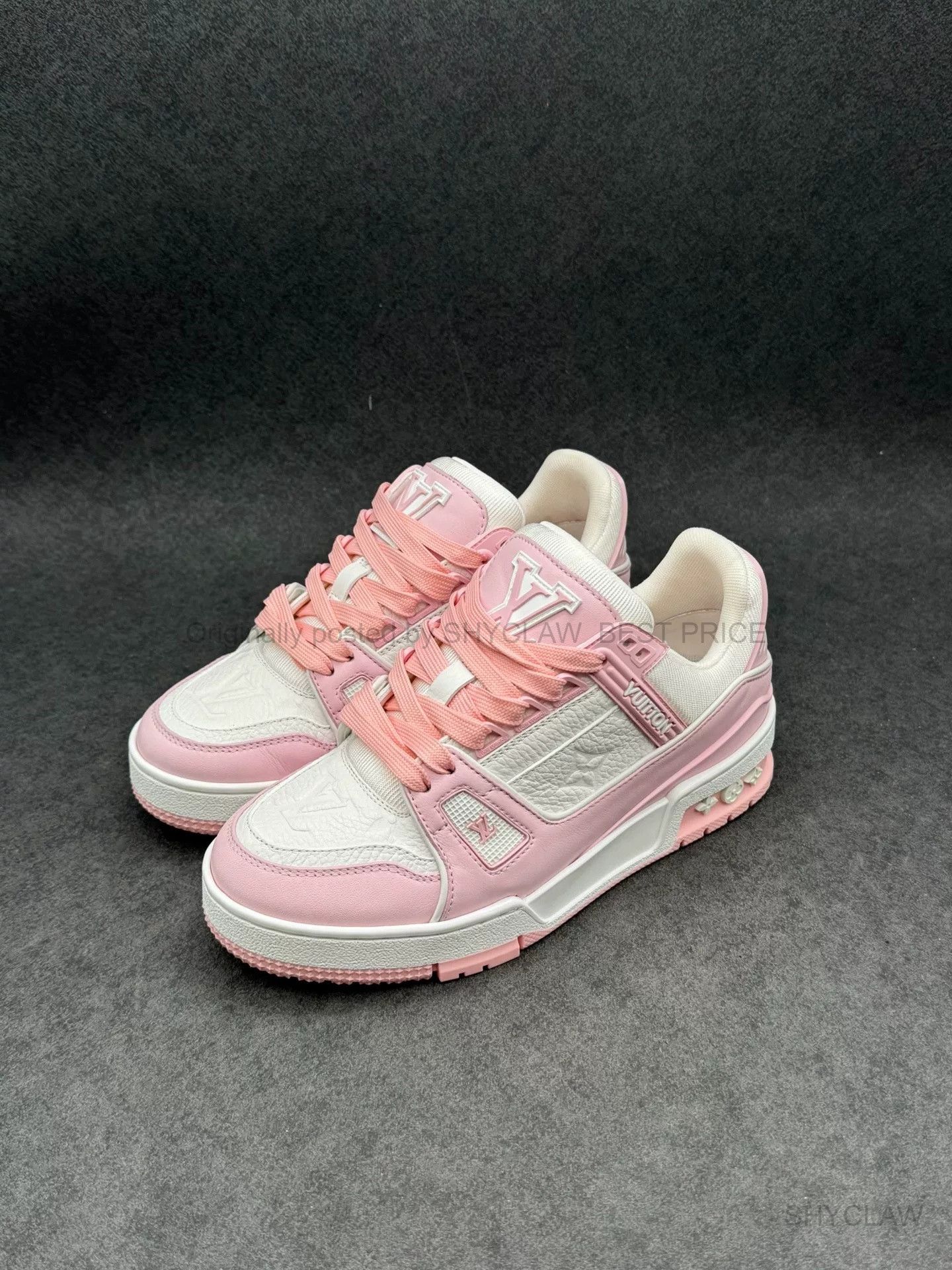Louis Vuitton Louis Vuitton Trainer Rose Pink Leather BFAJLMN515 Size US 5 / IT 35 - 5 Thumbnail