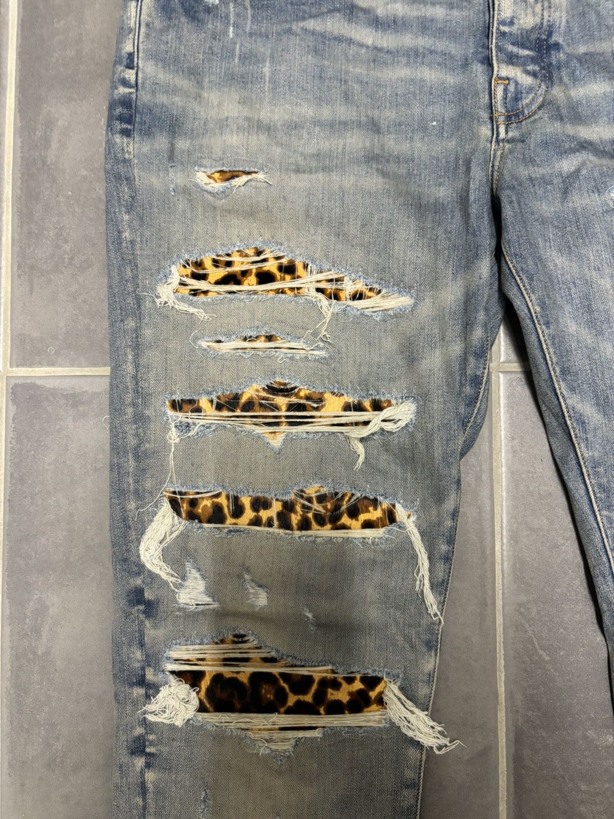 Amiri Amiri mx1 leoprint jeans Size US 36 / EU 52 - 3 Thumbnail
