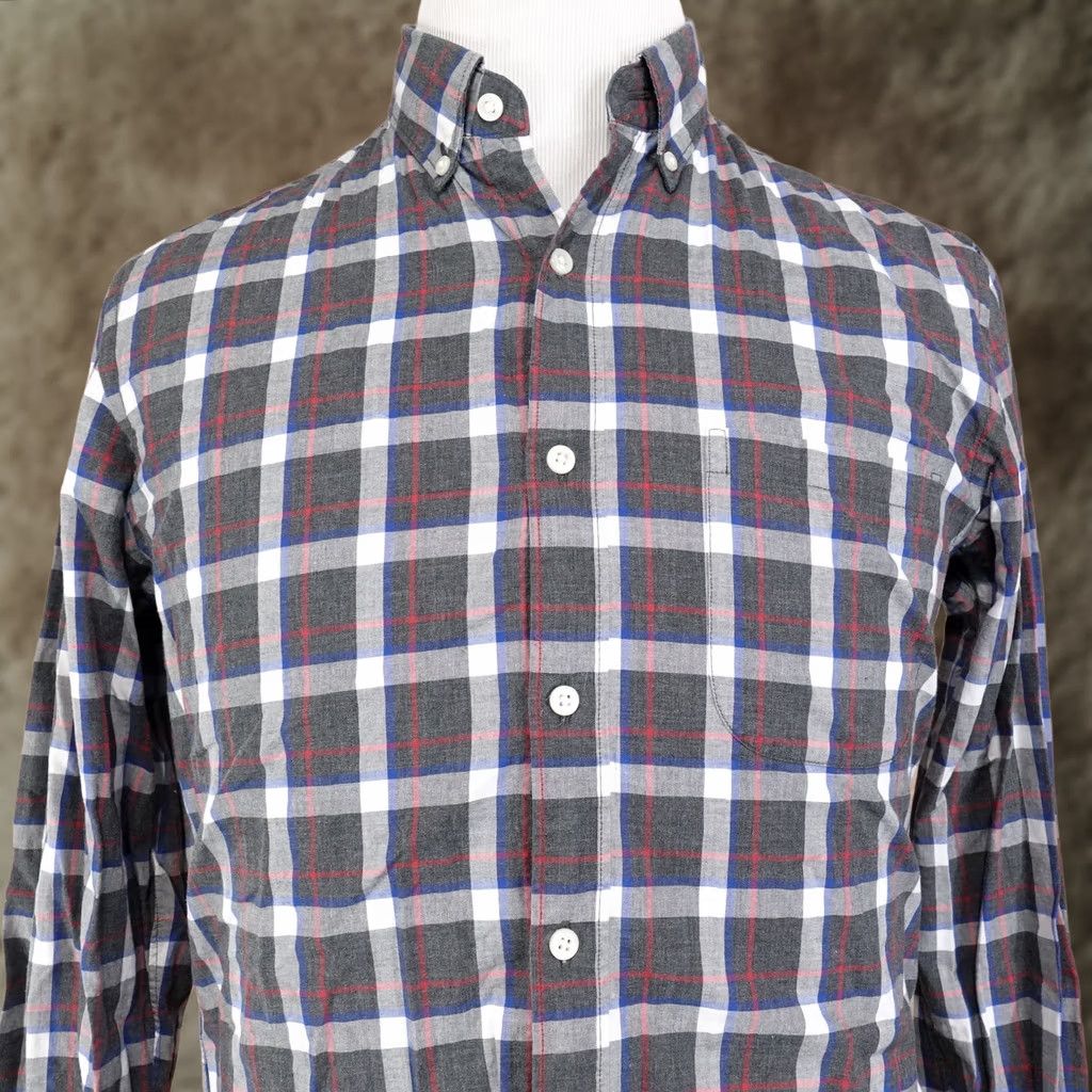 J.Crew J.CREW Slim Fit Long Sleeve Plaid Button Down Shirt Mens M Medium Multicolor Pattern Tailored Shirt Size US M / EU 48-50 / 2 - 1 Thumbnail