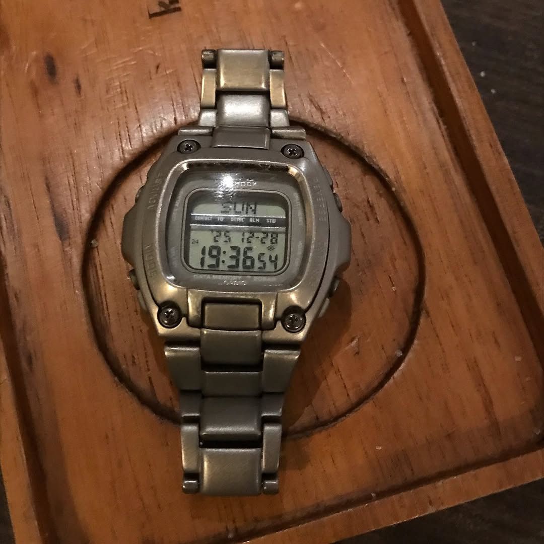 G Shock Vintage Gshock Casio MRG-210T-7 Digital Watch Silver Size ONE SIZE - 5 Thumbnail