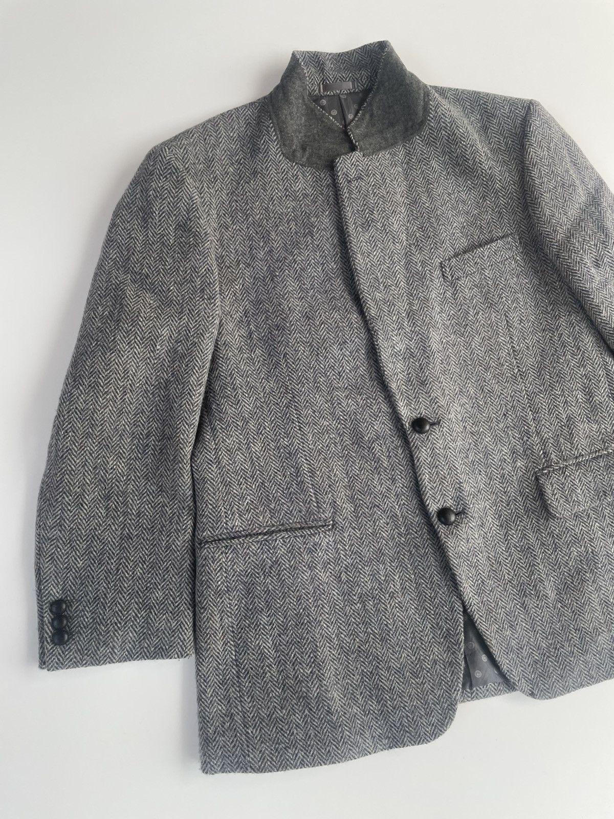 Harris Tweed Harris Tweed Wool Coat/Jacket Size US XL / EU 56 / 4 - 4 Thumbnail