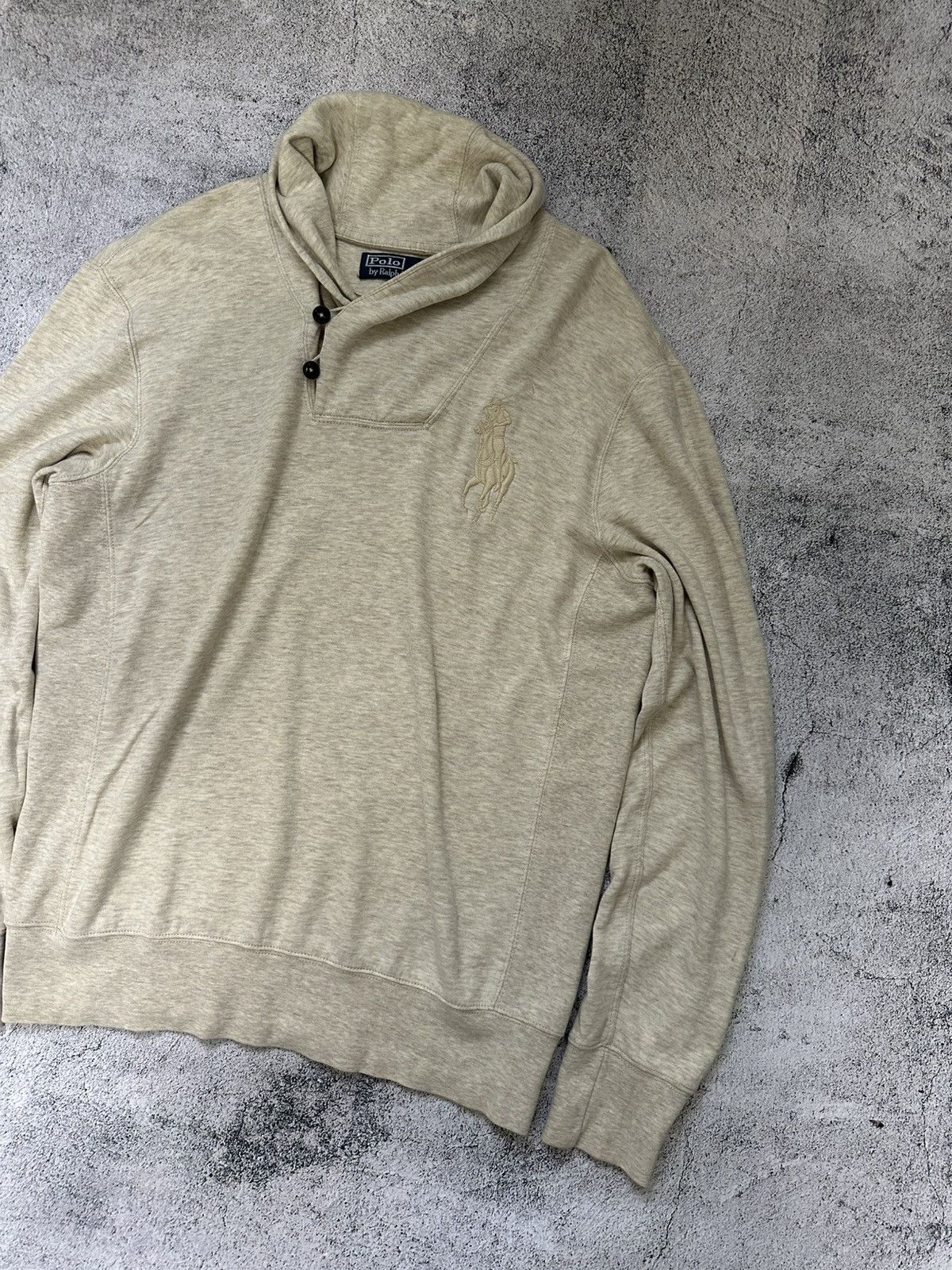 Polo Ralph Lauren Vintage Polo Ralph Lauren Long Sleeve Viscose Big Logo Pony Size US M / EU 48-50 / 2 - 4 Thumbnail