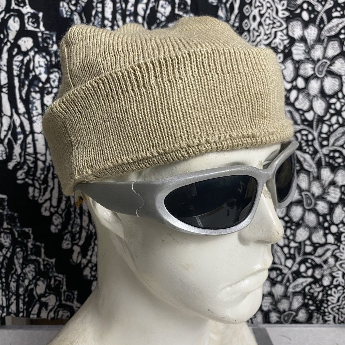 Designer × Other 2000s y2k beige pure wool beanie hats japanese brand Size ONE SIZE - 3 Thumbnail