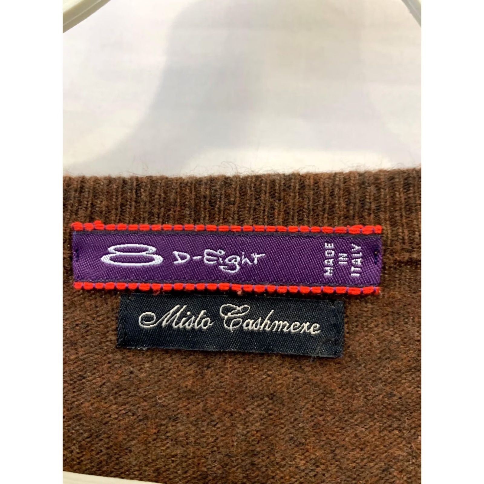 Vintage Misto Cashmere Brown Wool Sweater Men’s M Crewneck Knit Pullover Made in Italy Size US M / EU 48-50 / 2 - 3 Thumbnail