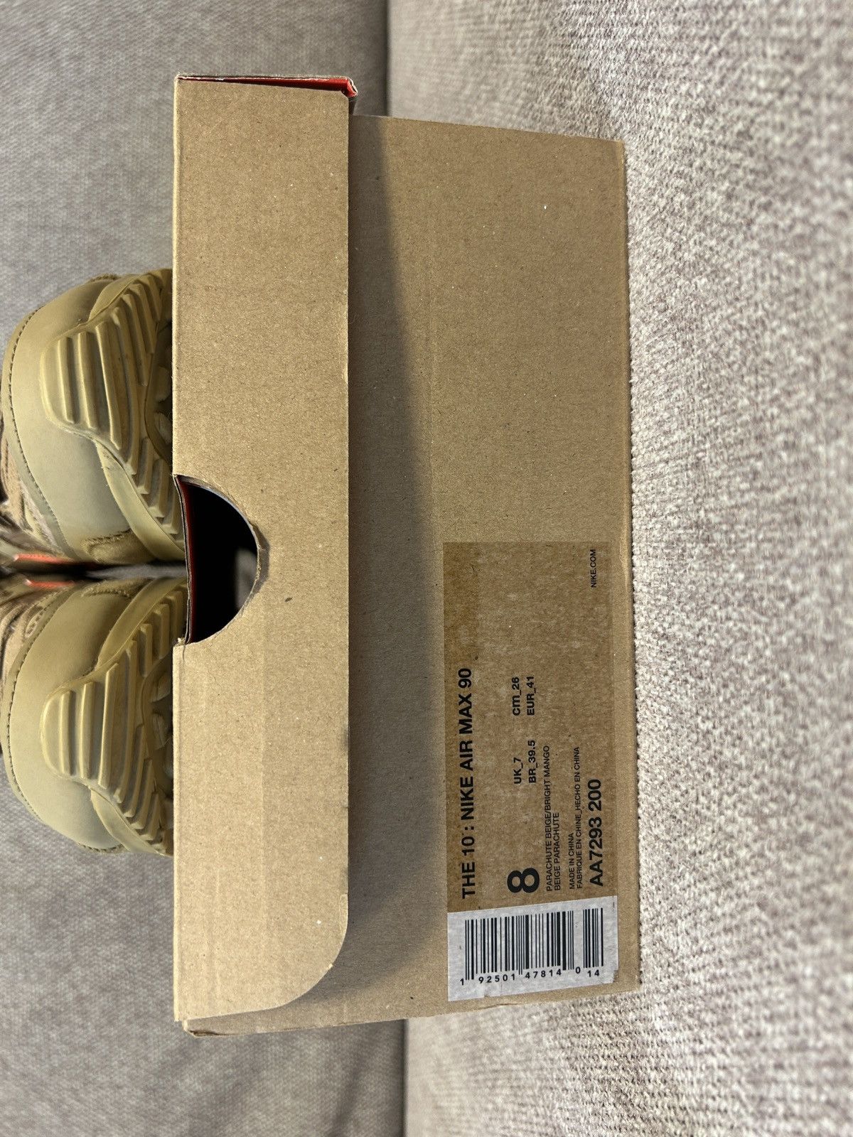 Nike × Off-White Nike Air Max 90 Off-white Desert Ore Size US 7 / EU 40 - 13 Thumbnail