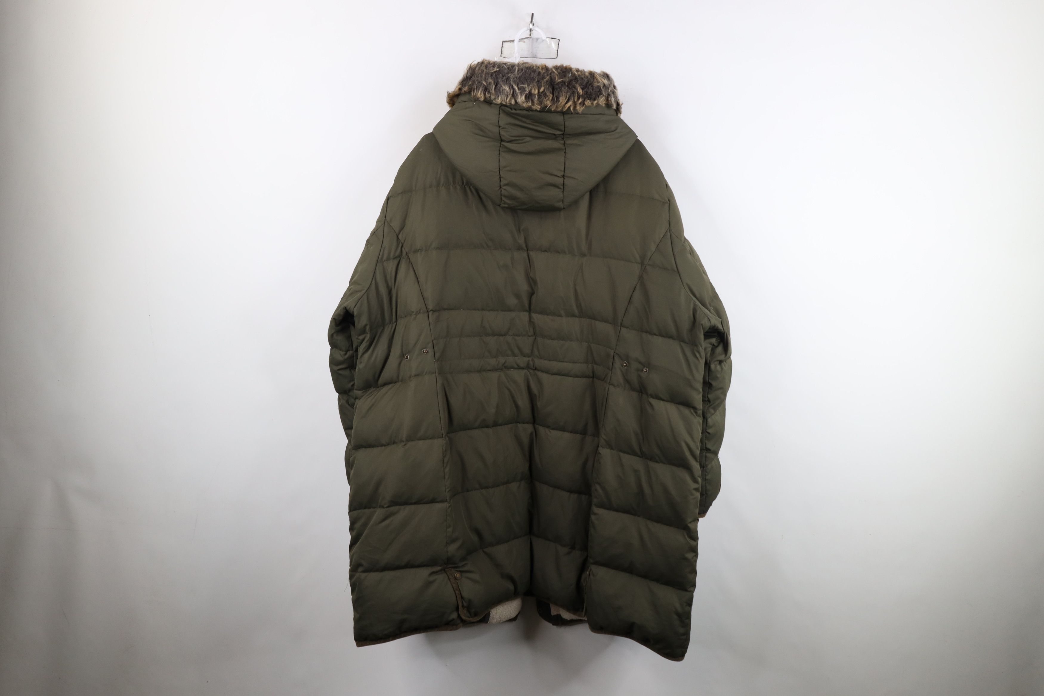 Ralph Lauren Vintage Ralph Lauren Duck Down Hooded Puffer Jacket Green Size 3XL / US 20-22 - 13 Thumbnail