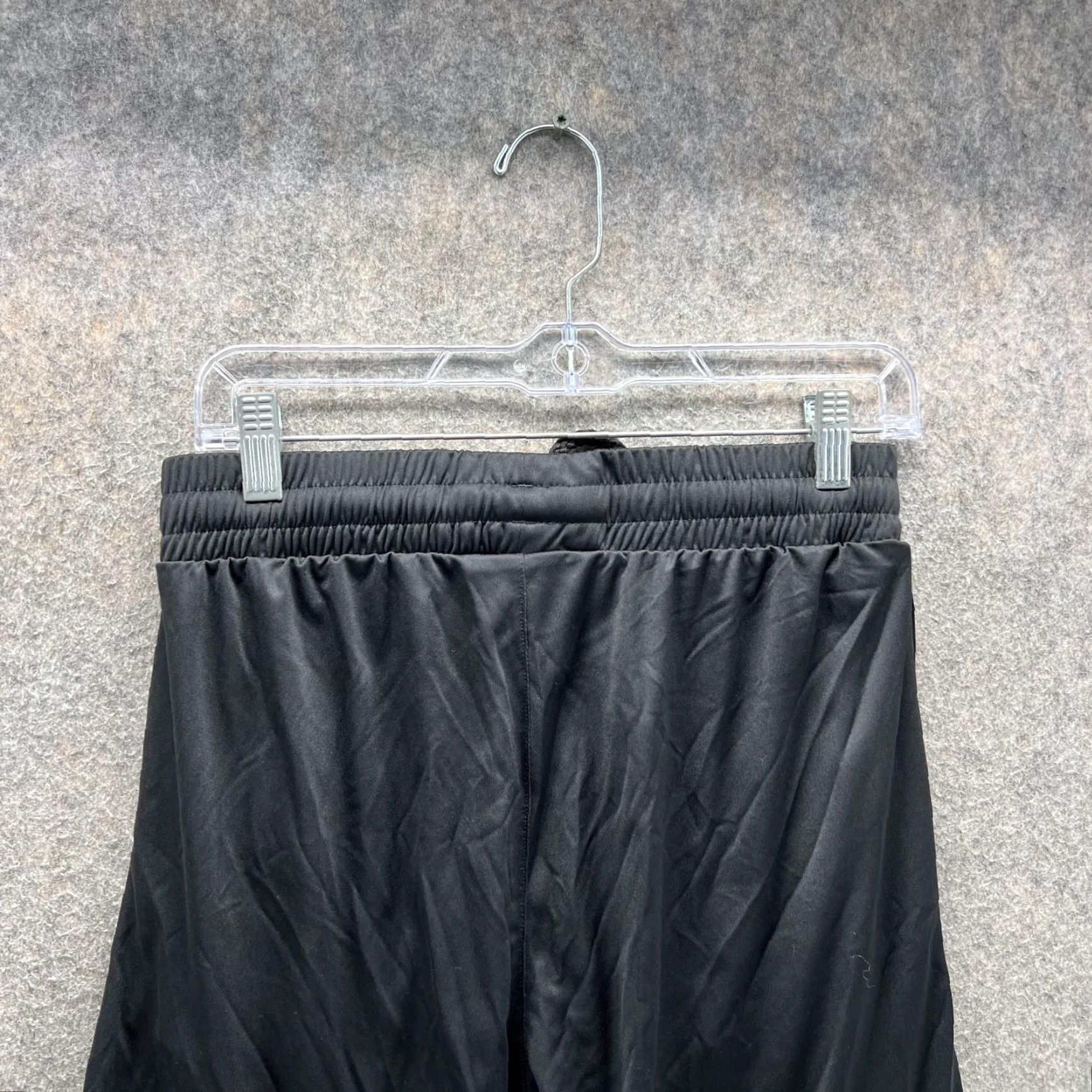 Adidas Adidas Shorts Men Medium Adult Black Athletic Basketball Trefoil Gym Fleece Drawstring Elastic Waist 9in Inseam Regular Readability Size US 31 - 3 Thumbnail