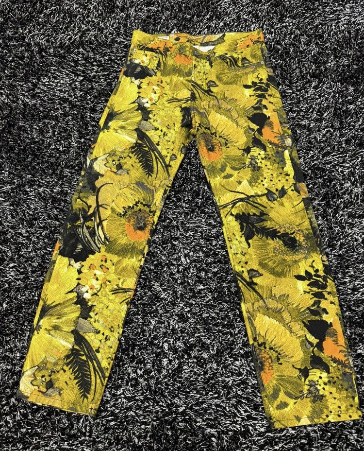 23ss DRIES VAN NOTEN Floral Cargo Pants