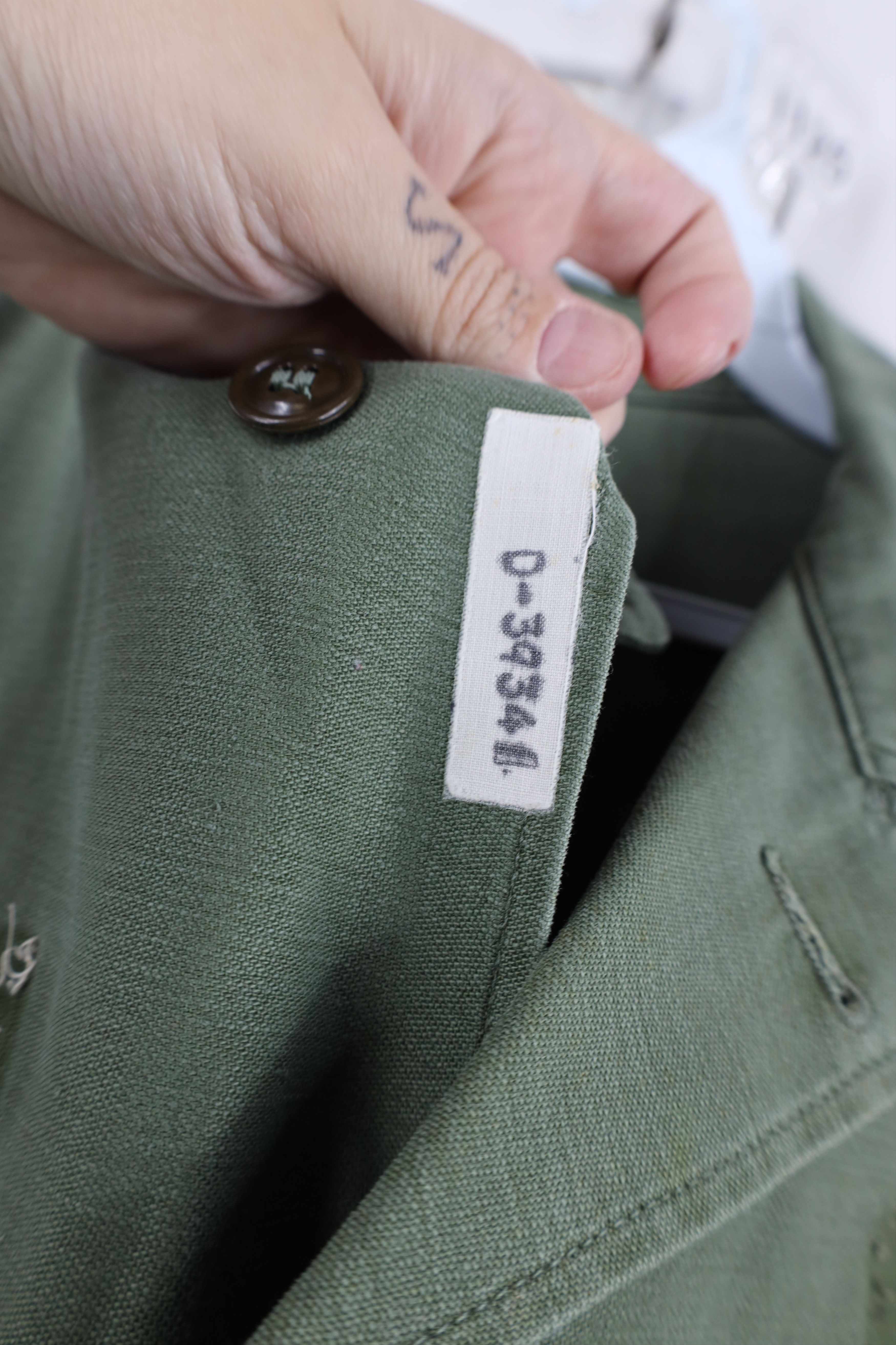 Vintage Share Vintage 60s Vietnam War 107 Field Shirt Jacket Green Size US L / EU 52-54 / 3 - 10 Thumbnail